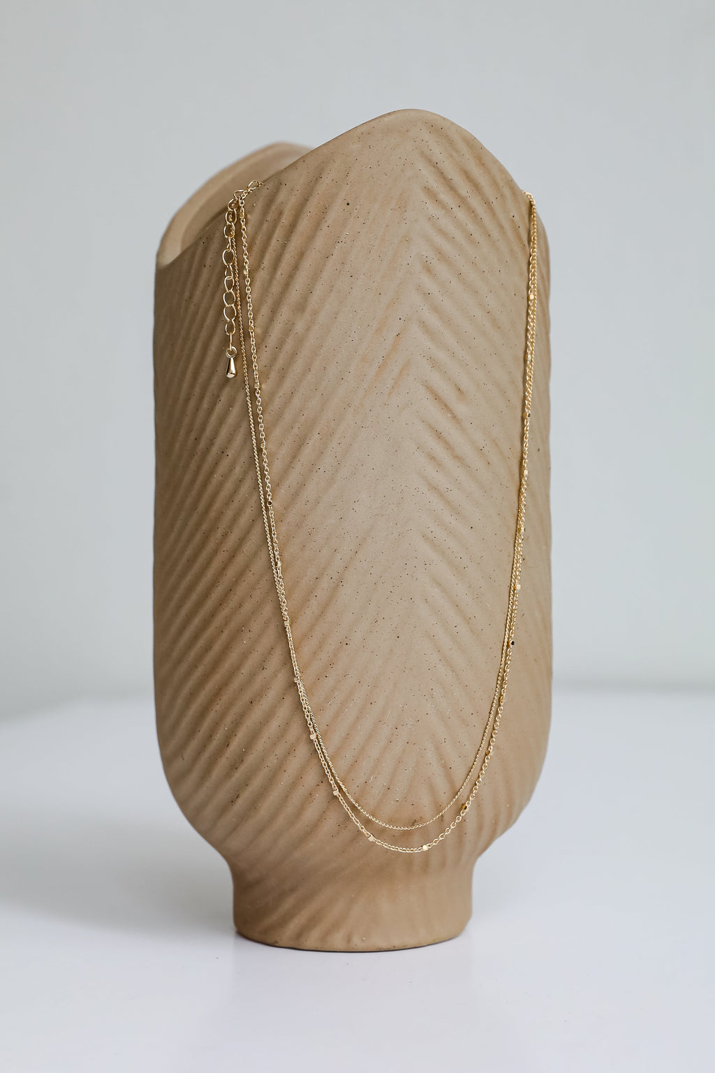 Nova Gold Layered Chain Necklace