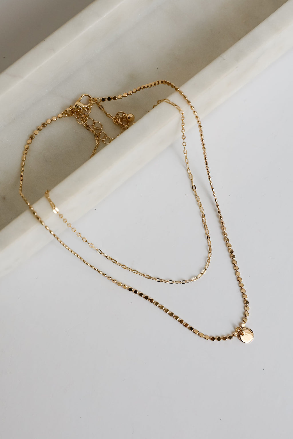FINAL SALE - Brooke Gold Layered Chain Necklace