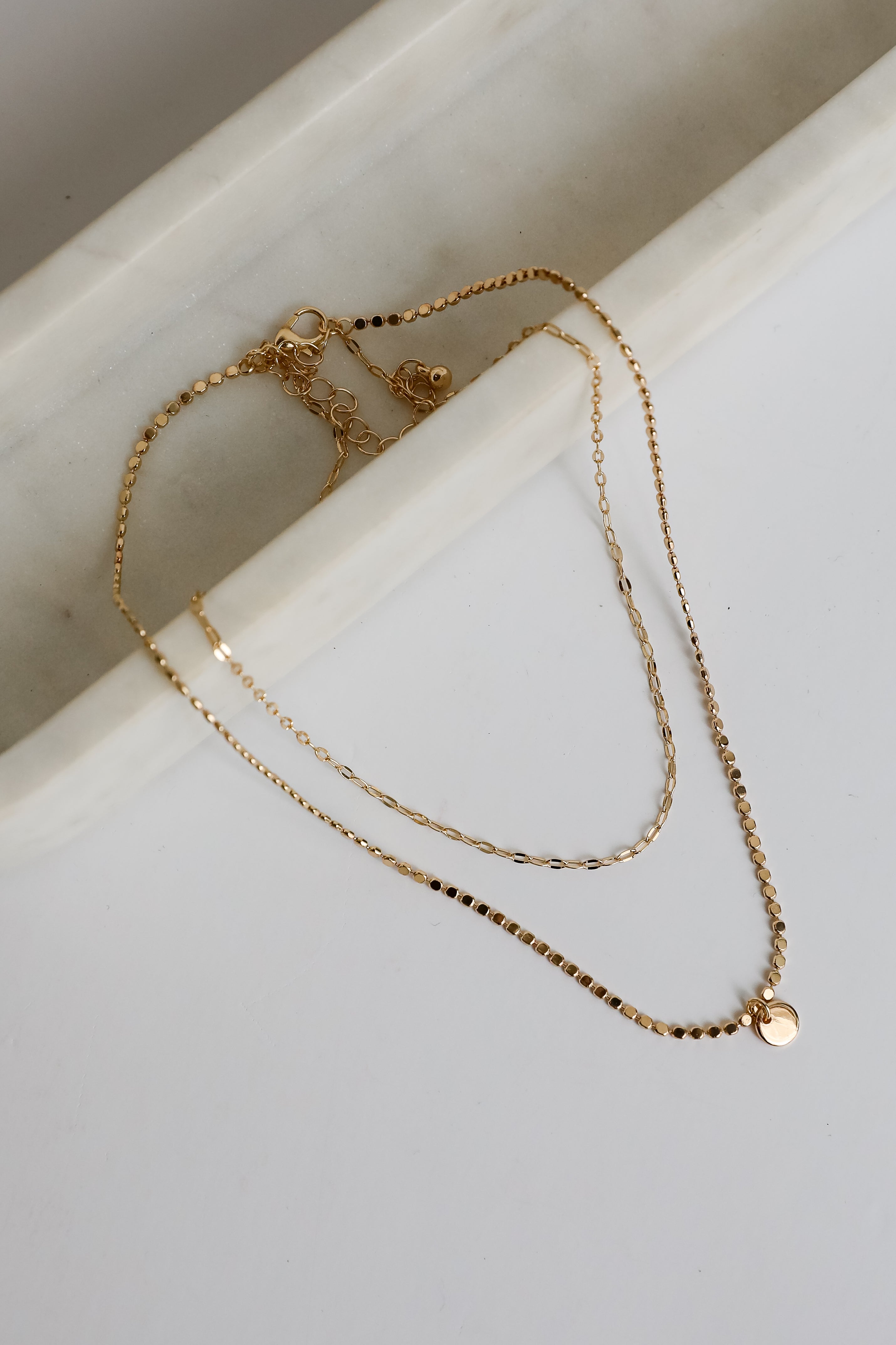 FINAL SALE - Brooke Gold Layered Chain Necklace