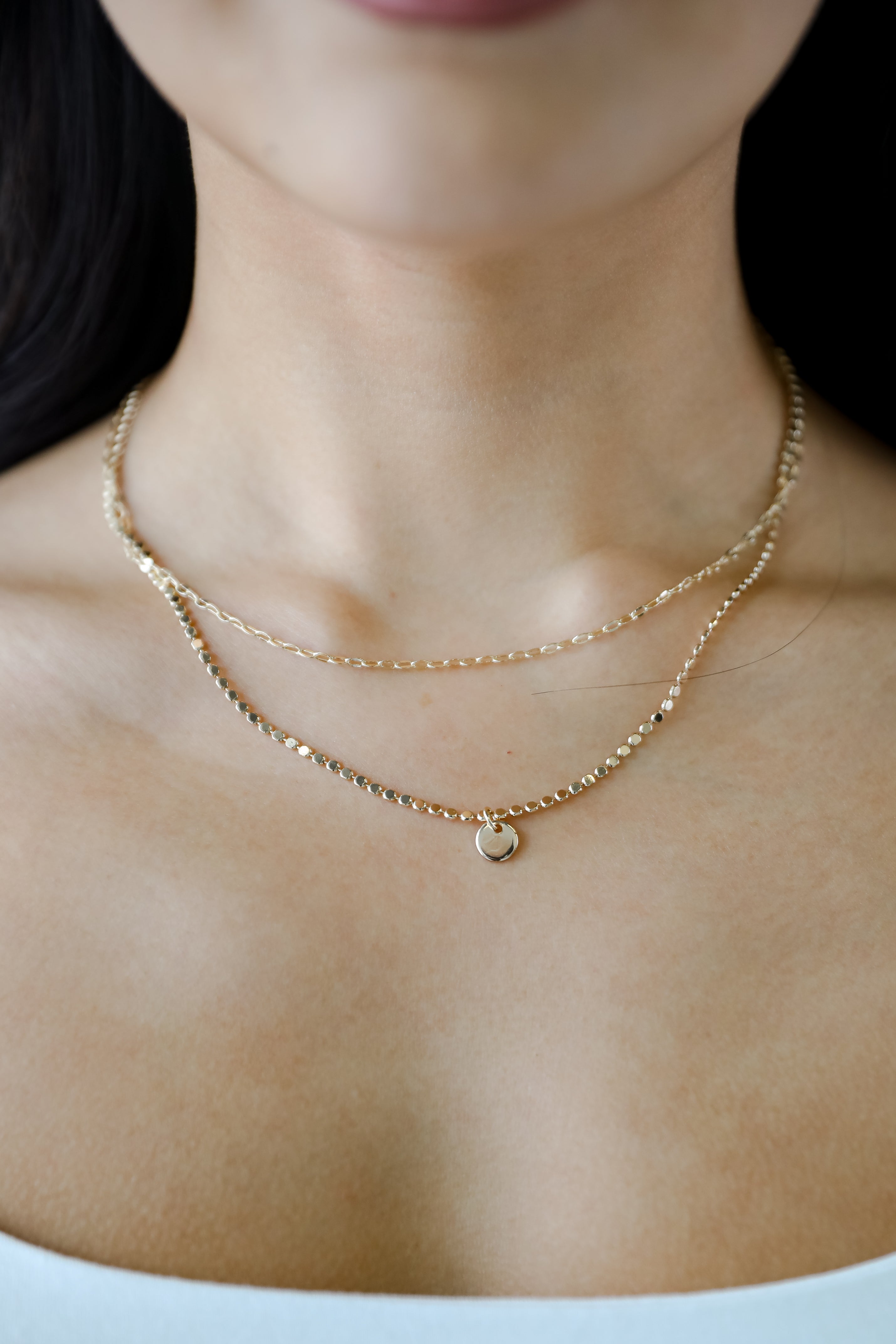 FINAL SALE - Brooke Gold Layered Chain Necklace