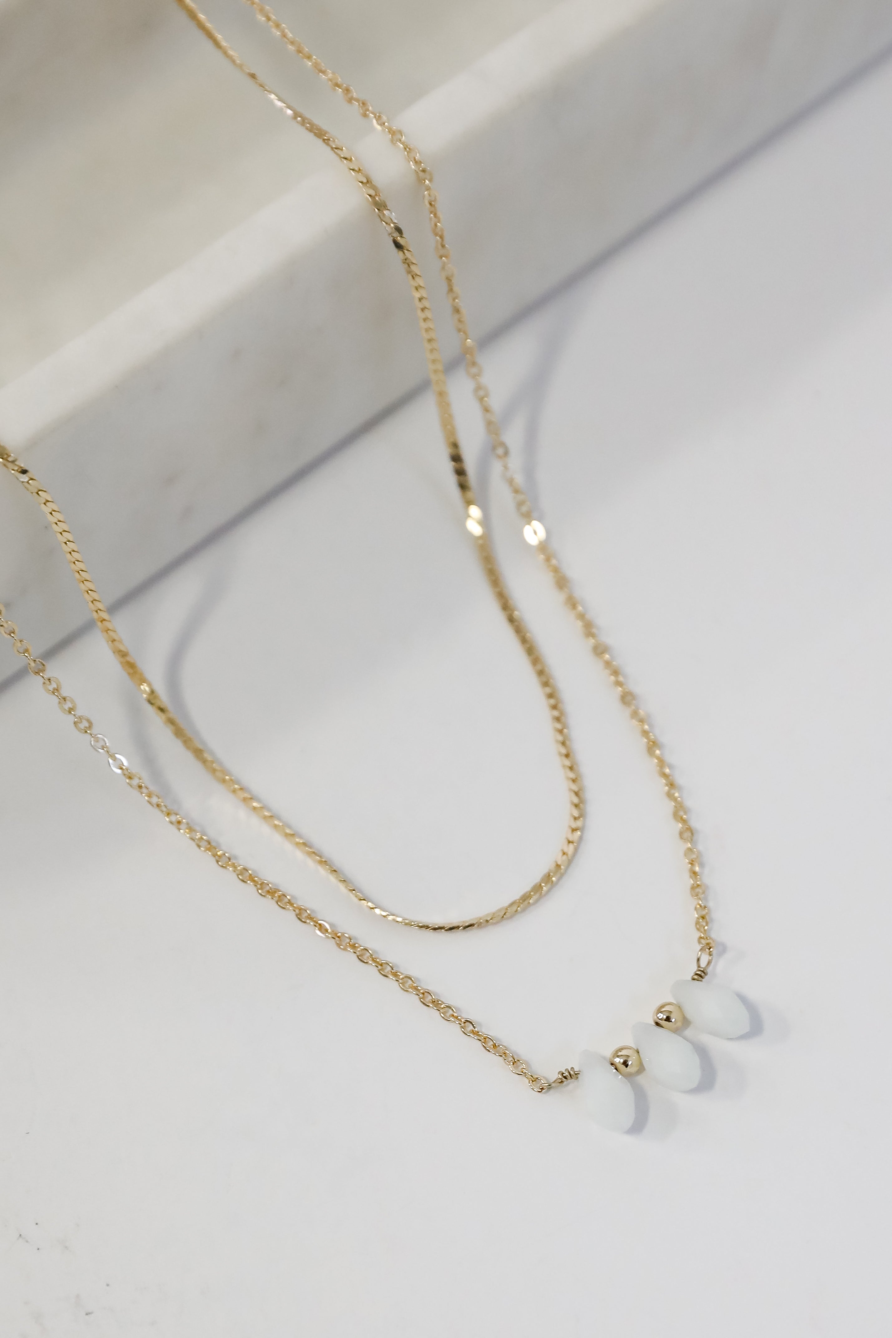 Annabelle Gold Layered Chain Necklace