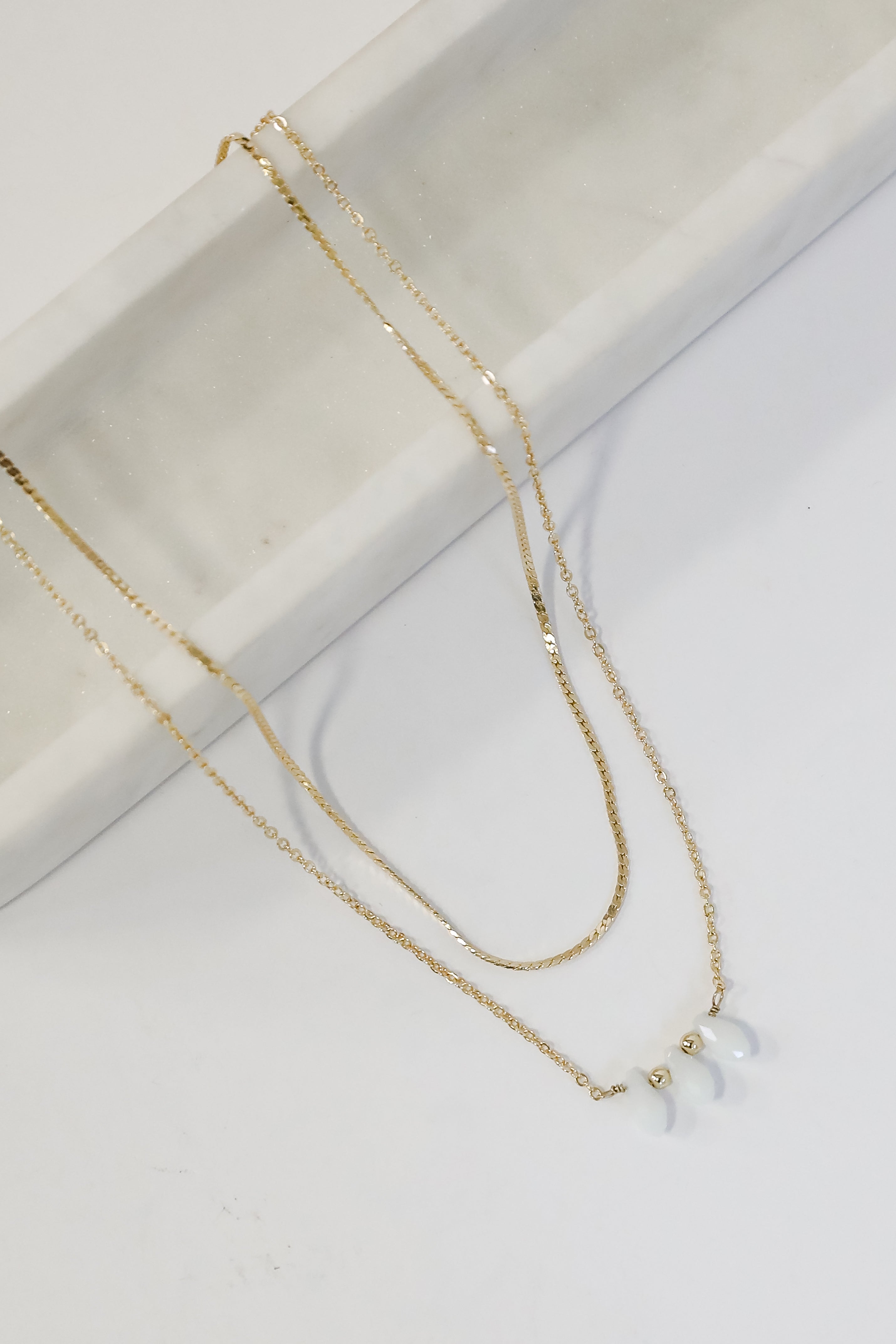 Annabelle Gold Layered Chain Necklace