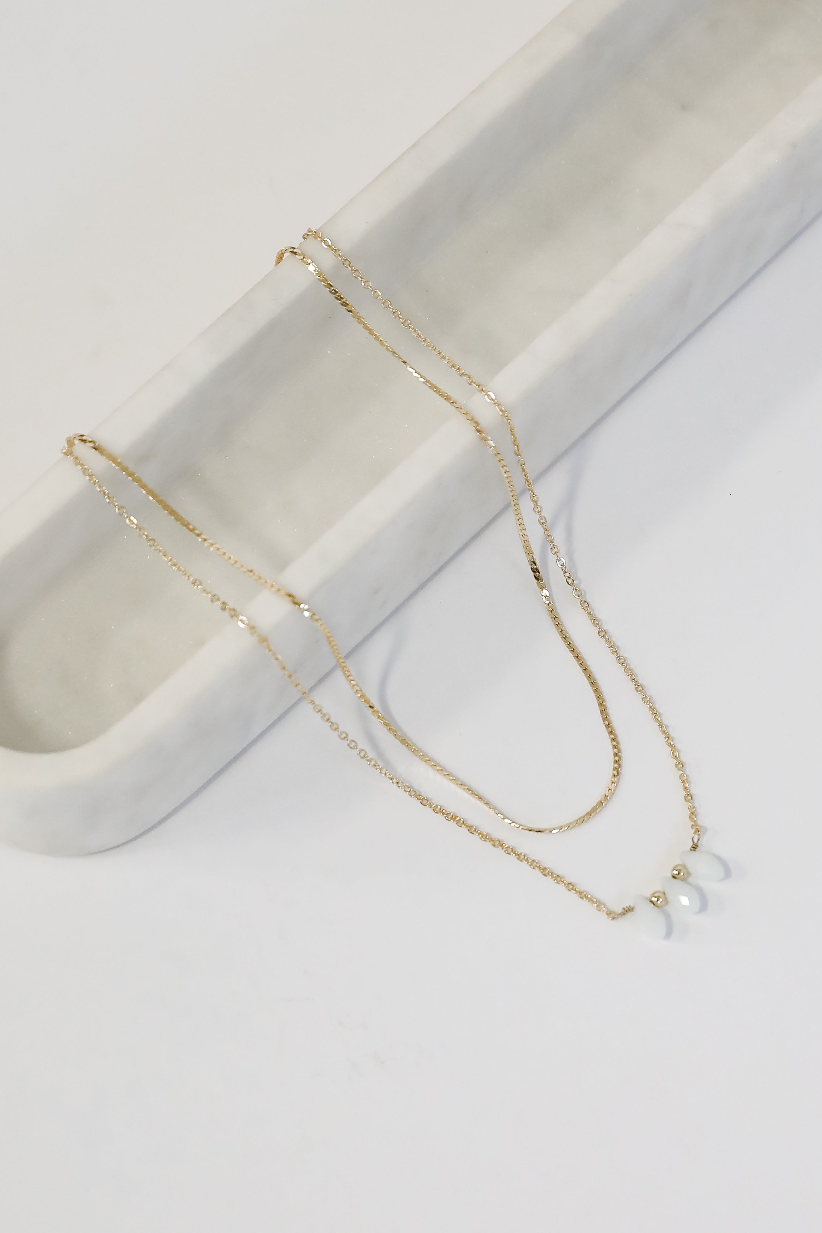 Annabelle Gold Layered Chain Necklace