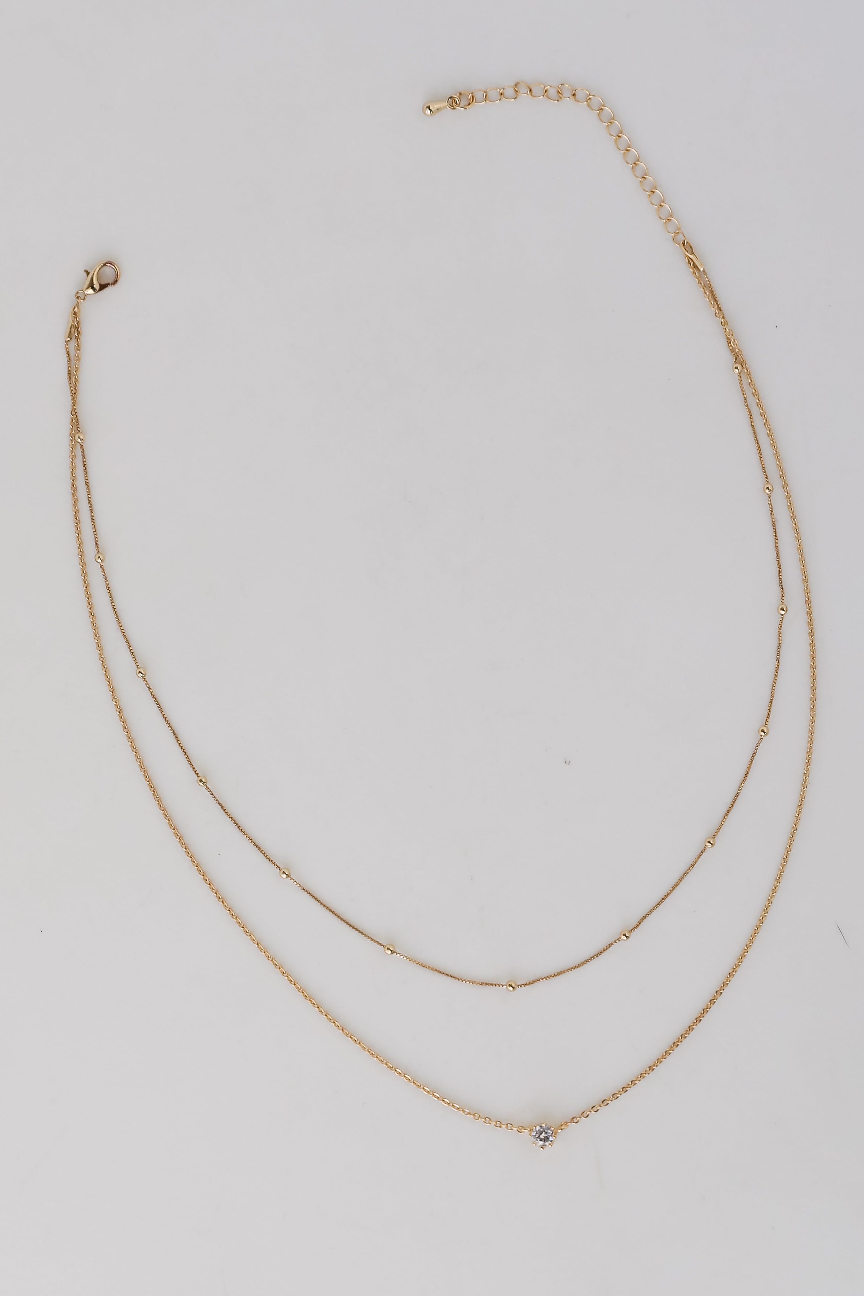 FINAL SALE - Dakota Gold Layered Chain Necklace