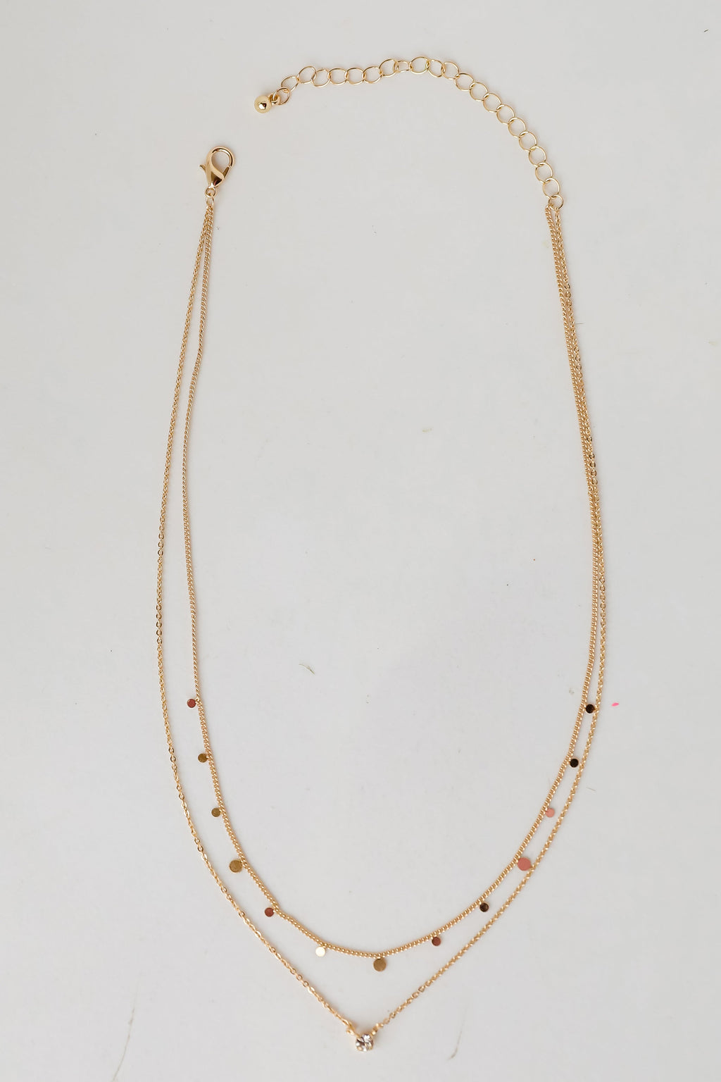 FINAL SALE - Ayla Gold Layered Chain Necklace