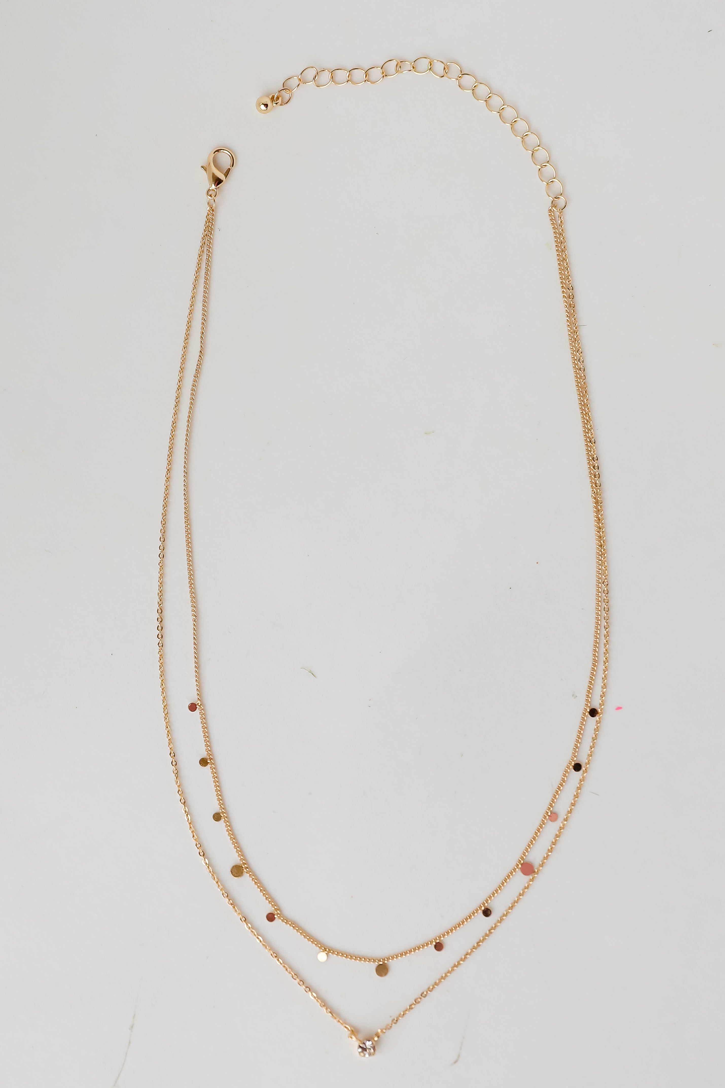 FINAL SALE - Ayla Gold Layered Chain Necklace