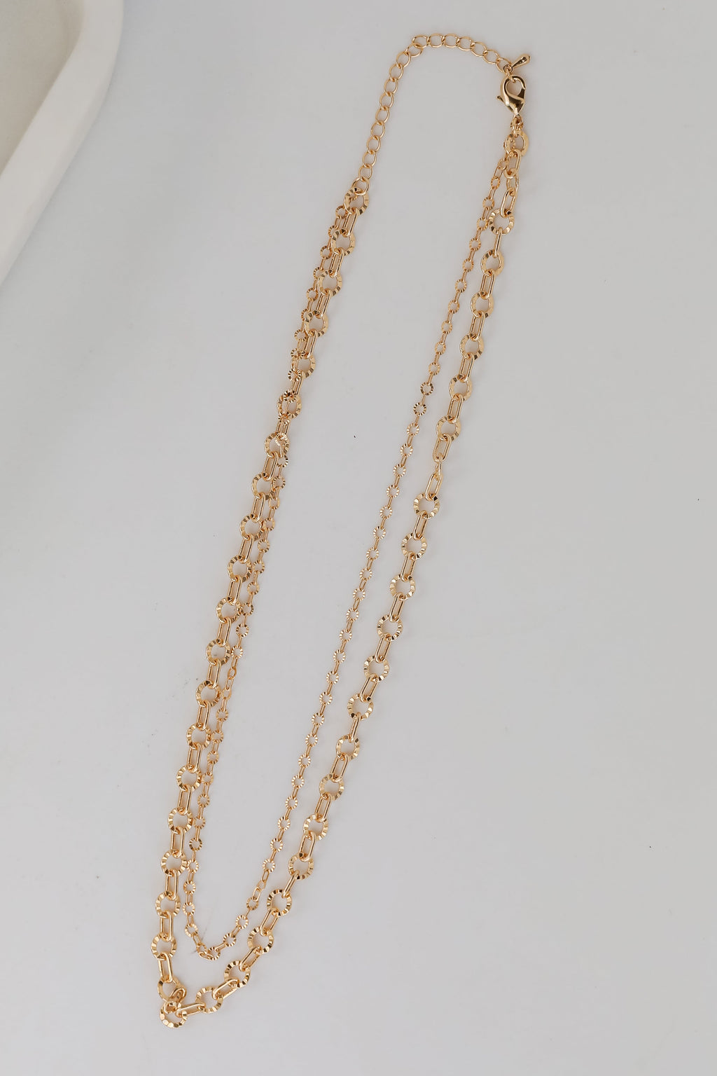 FINAL SALE - Sadie Gold Layered Chain Necklace