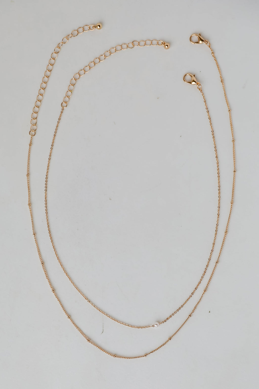 FINAL SALE - Kate Gold Layered Chain Necklace