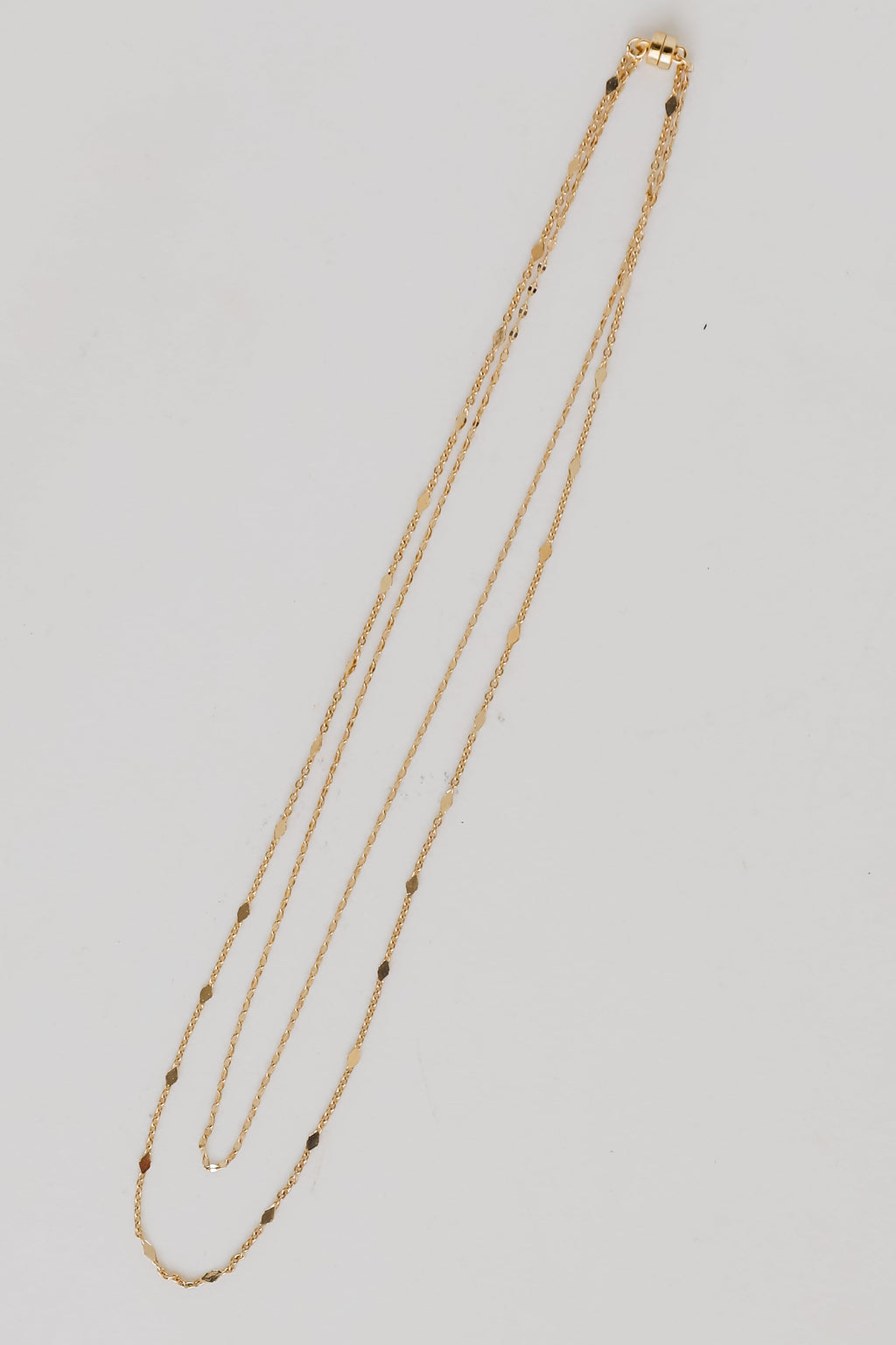 FINAL SALE - Eleanor Gold Layered Chain Necklace