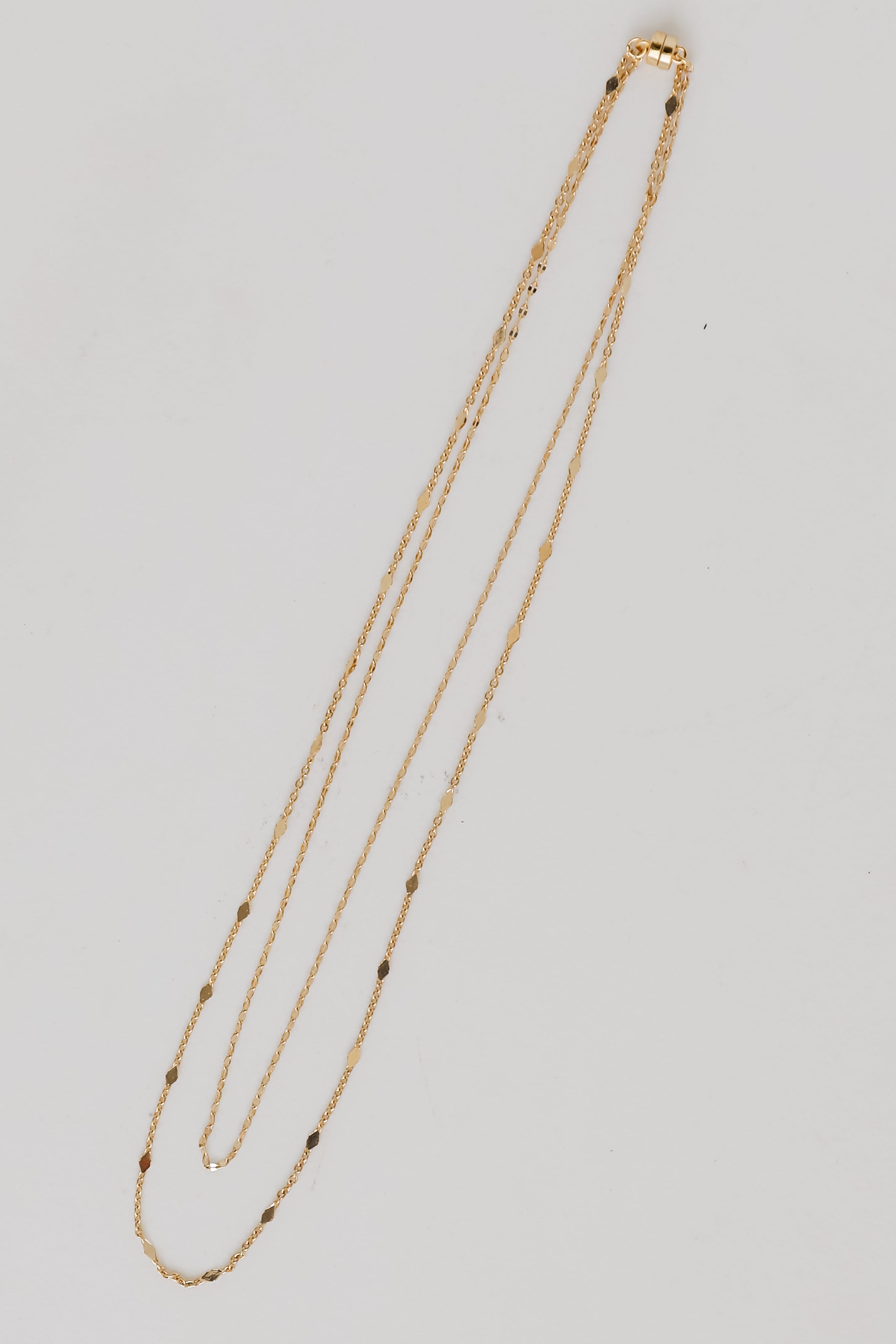 FINAL SALE - Eleanor Gold Layered Chain Necklace