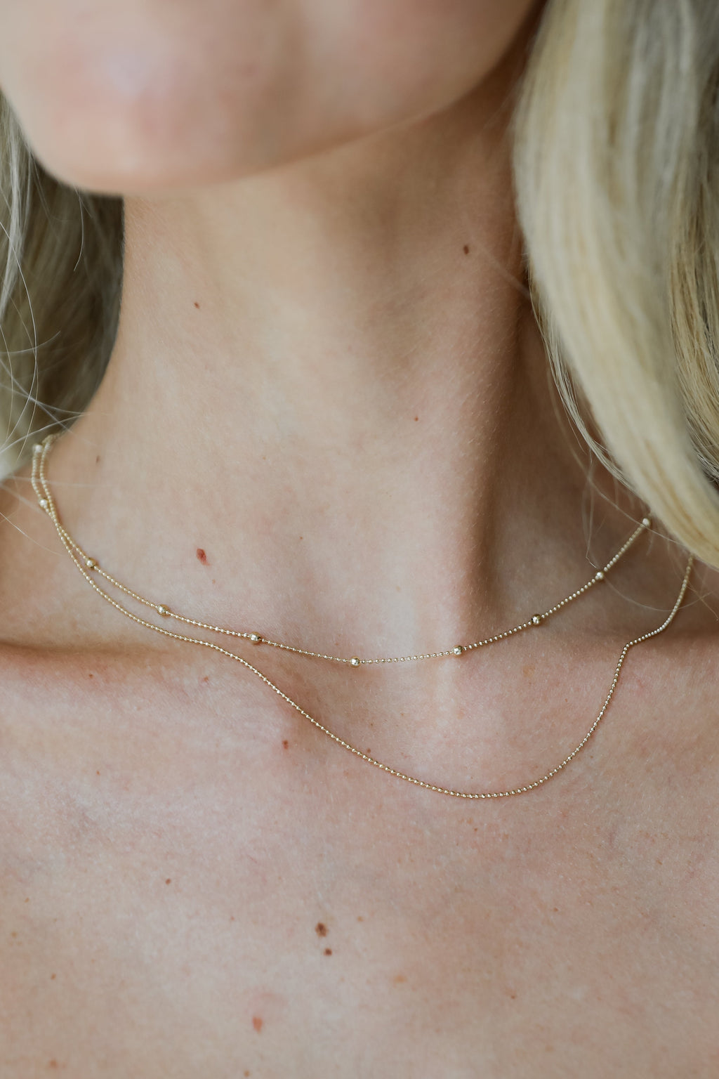 FINAL SALE - Kinsley Gold Layered Chain Necklace