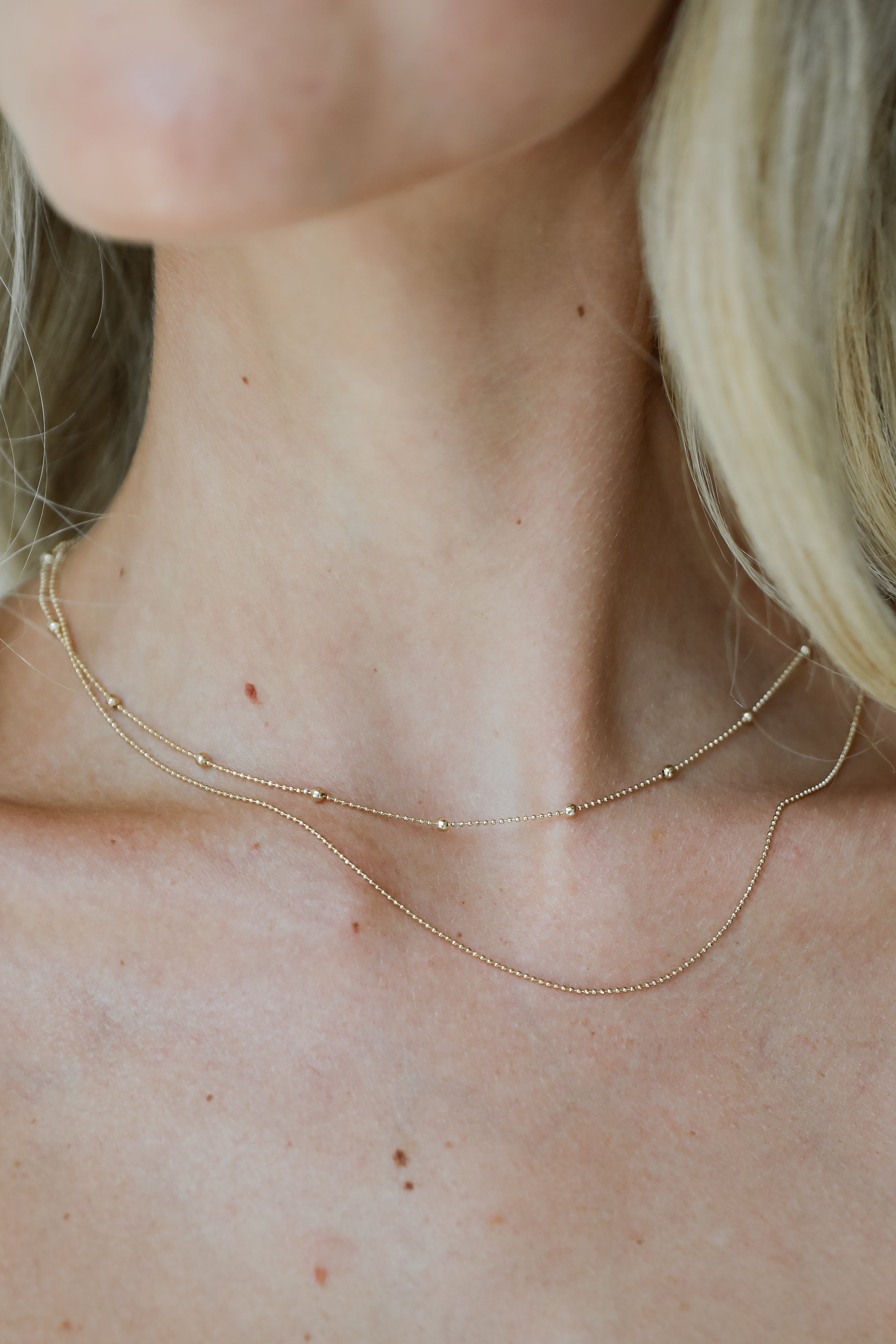 FINAL SALE - Kinsley Gold Layered Chain Necklace