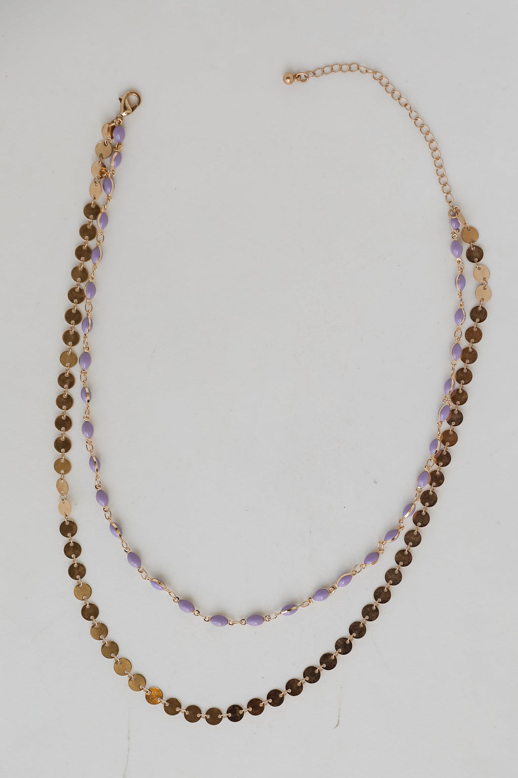 FINAL SALE - Naomi Lavender Layered Necklace