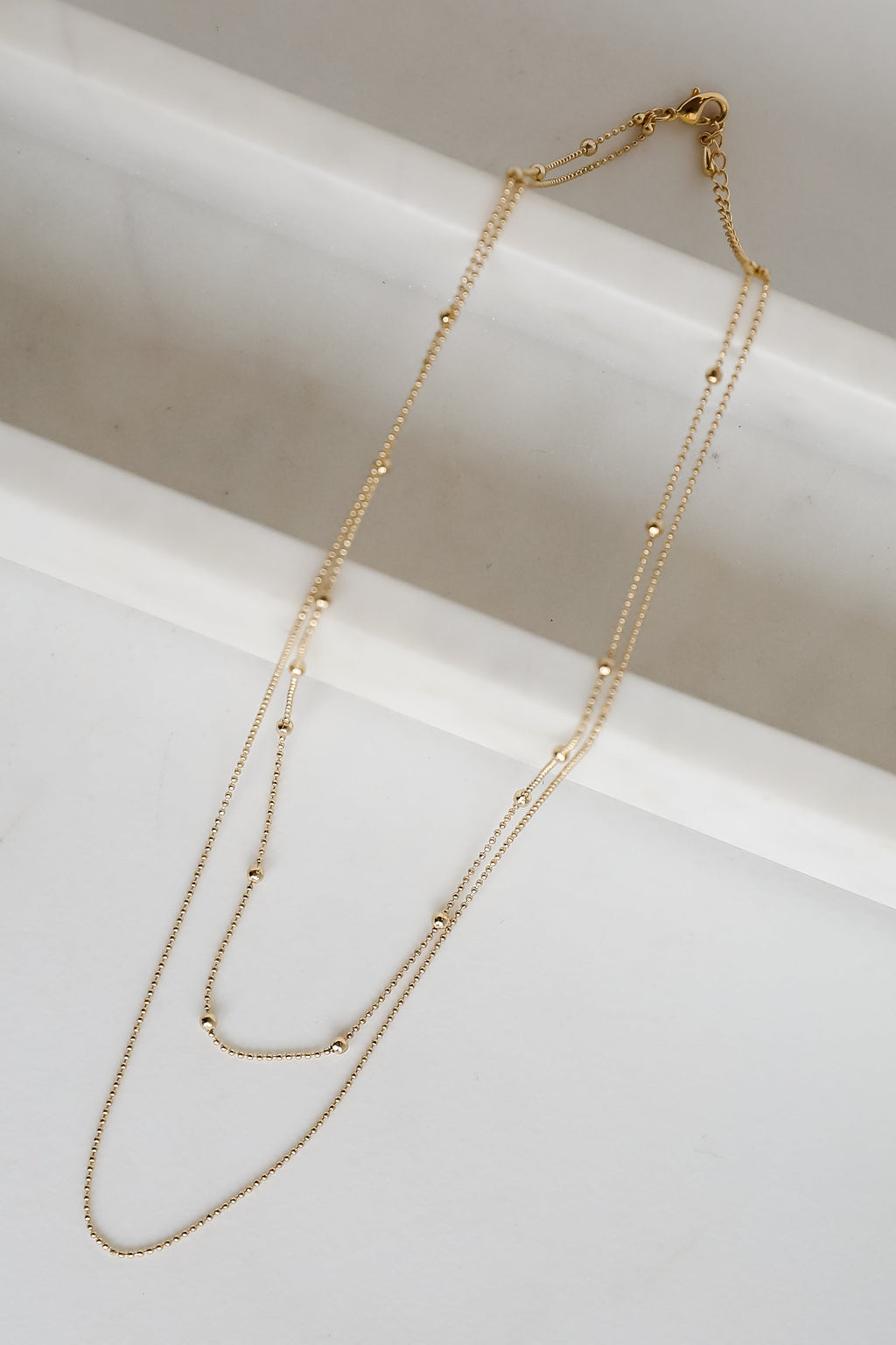 FINAL SALE - Kinsley Gold Layered Chain Necklace