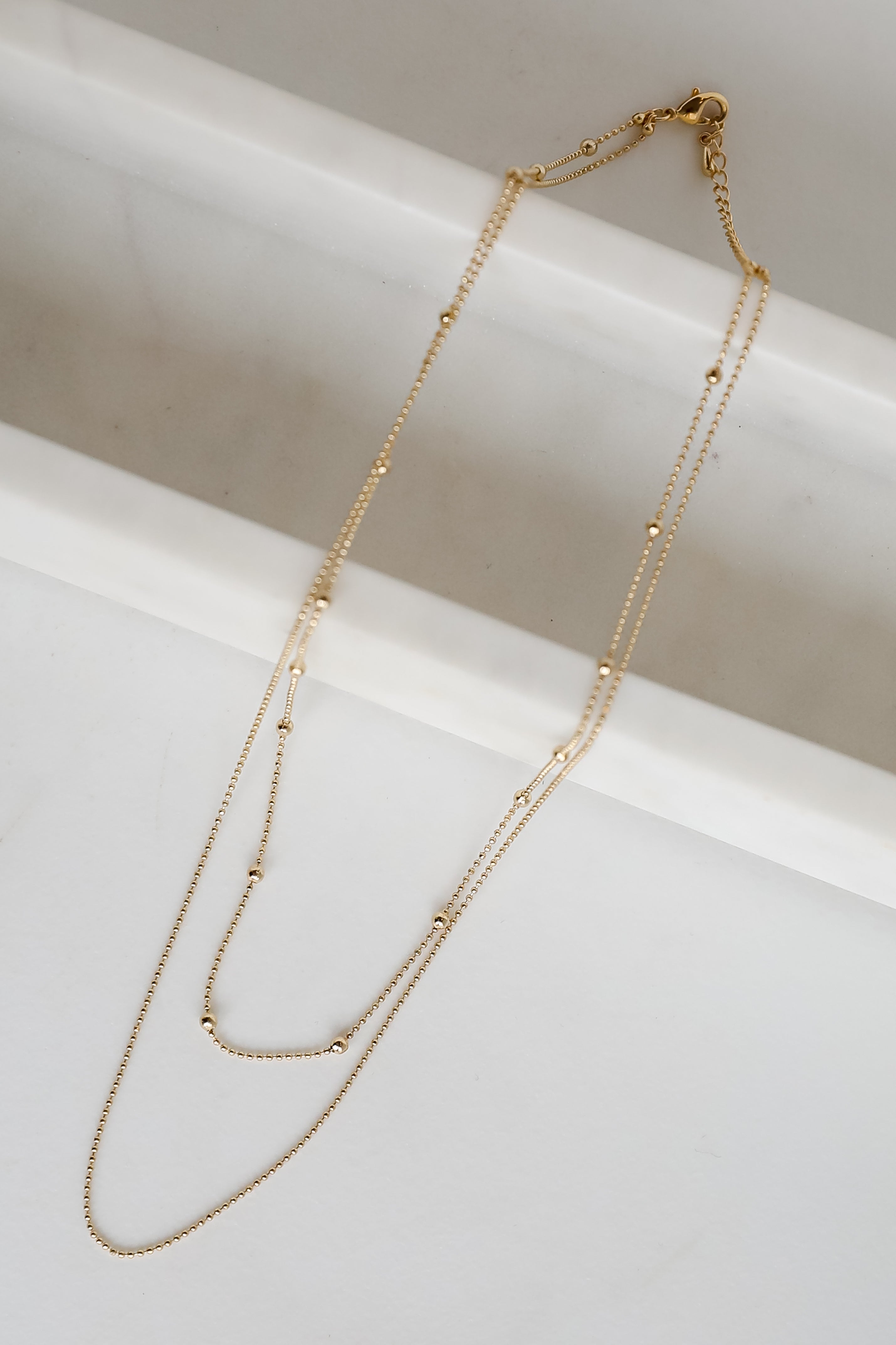 FINAL SALE - Kinsley Gold Layered Chain Necklace