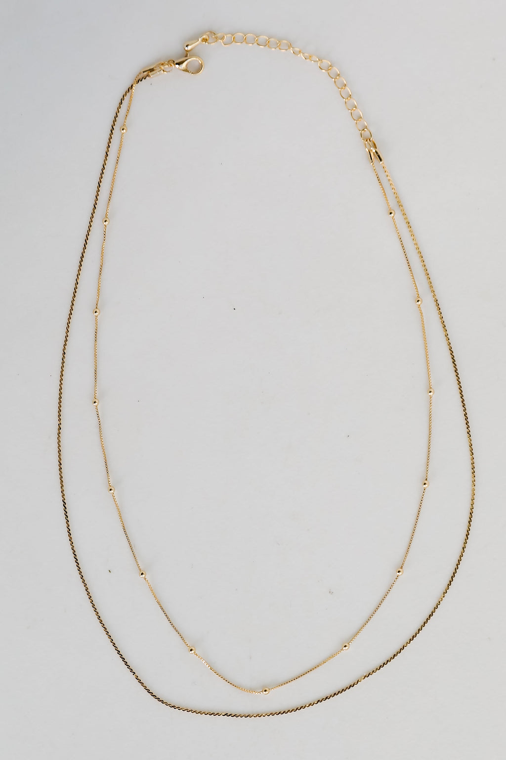 FINAL SALE - Alina Gold Layered Chain Necklace