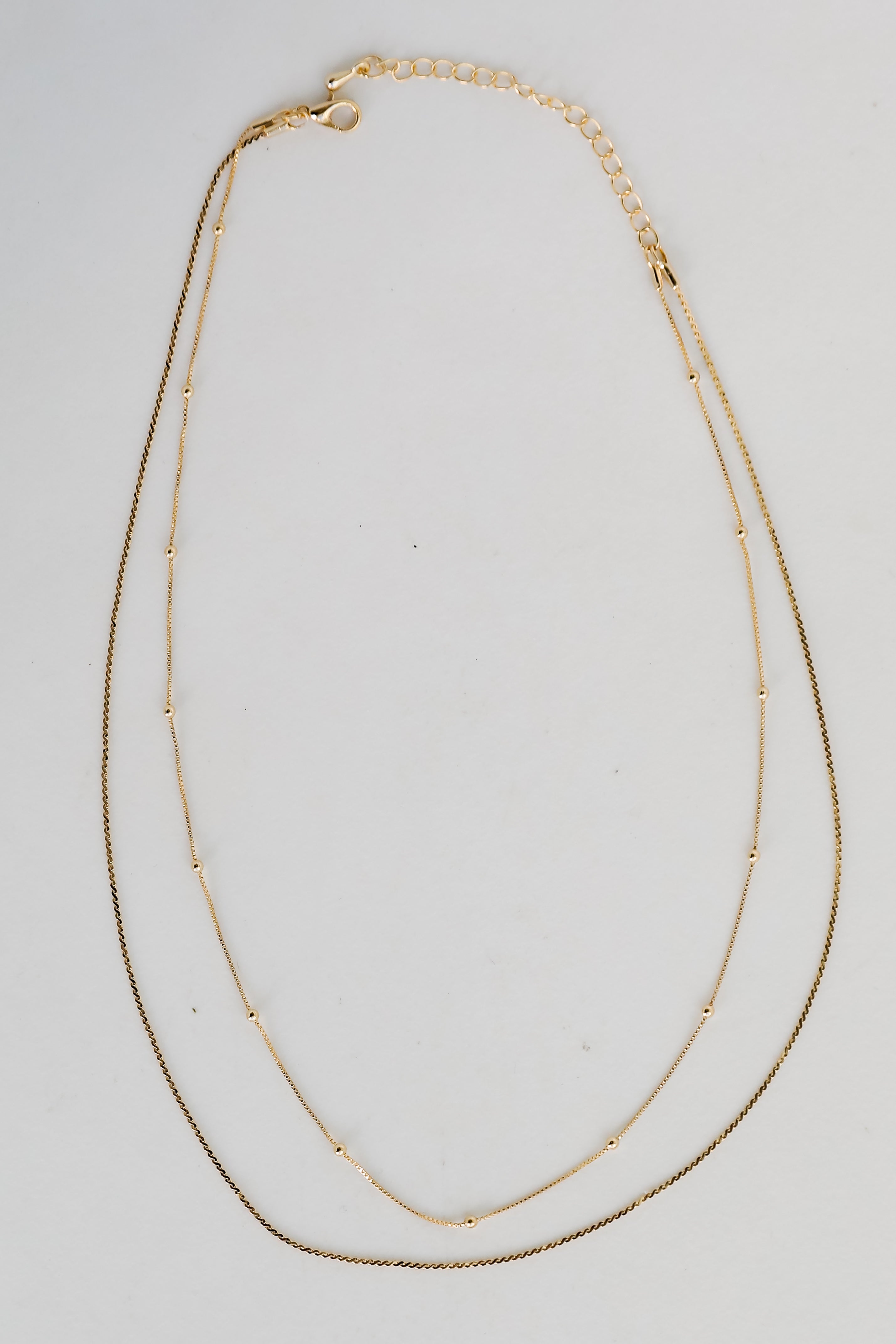 FINAL SALE - Alina Gold Layered Chain Necklace