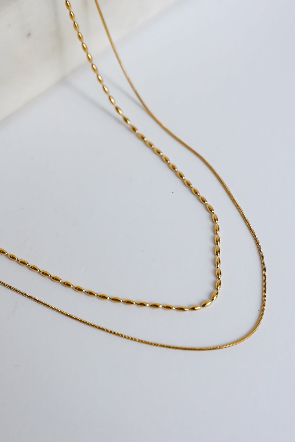 Avery Gold Layered Chain Necklace