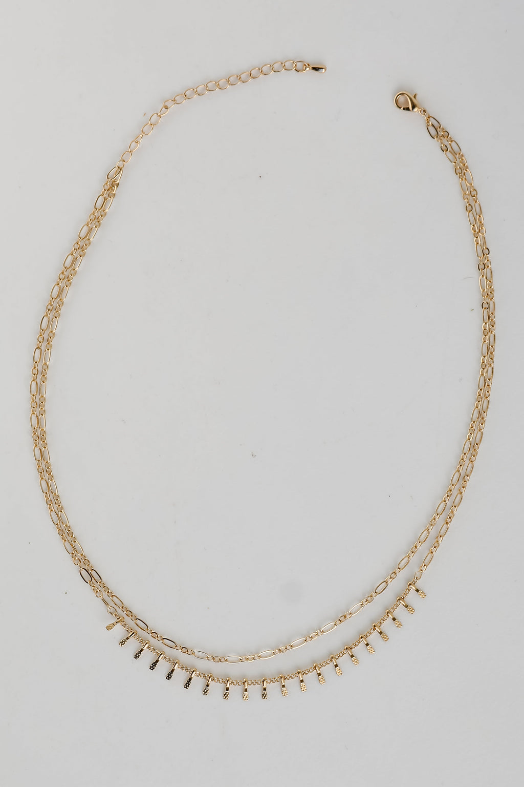 FINAL SALE - Kaia Gold Layered Chain Necklace