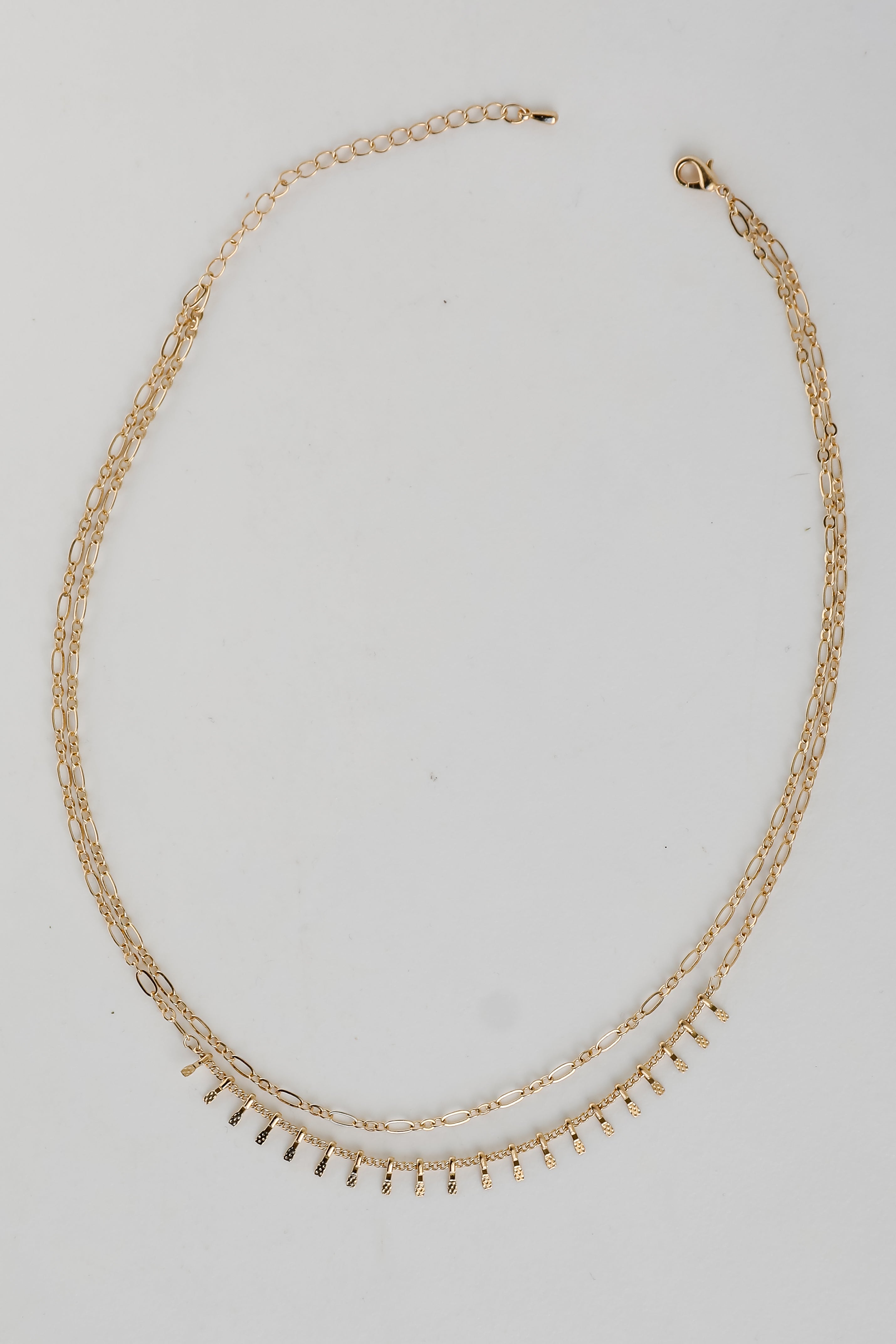 FINAL SALE - Kaia Gold Layered Chain Necklace