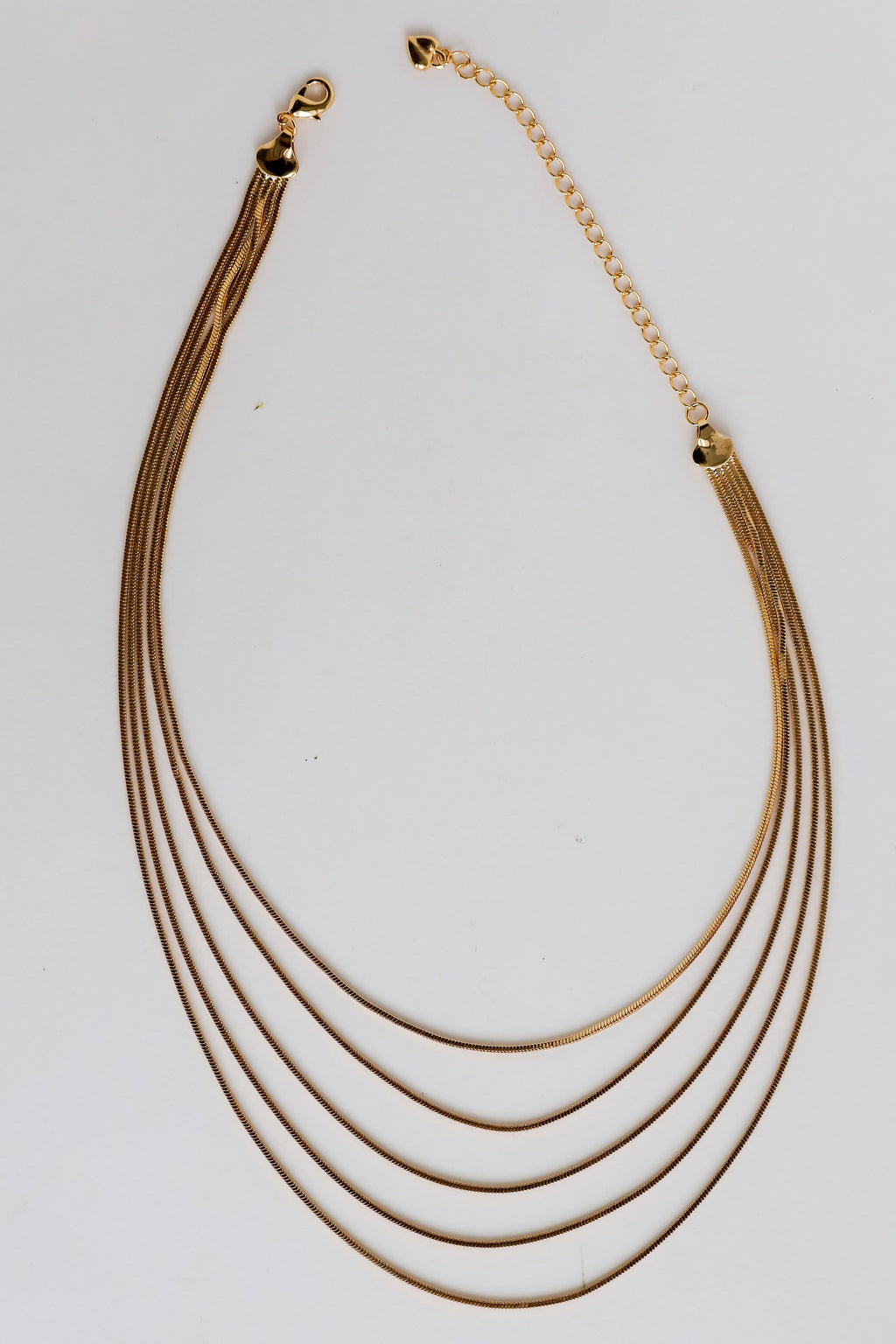 FINAL SALE - Emily Gold Layered Chain Necklace