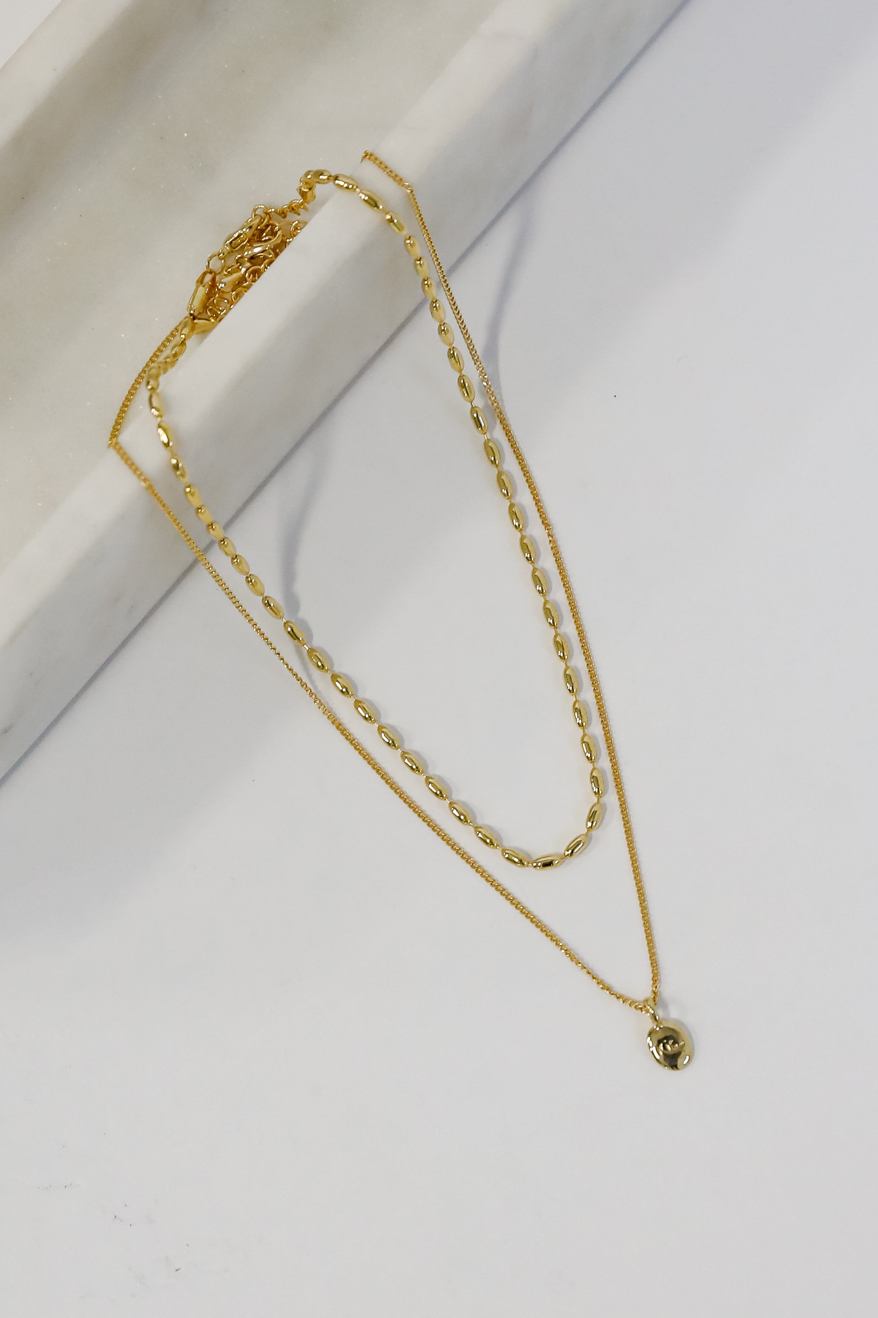 Eden Gold Layered Chain Necklace