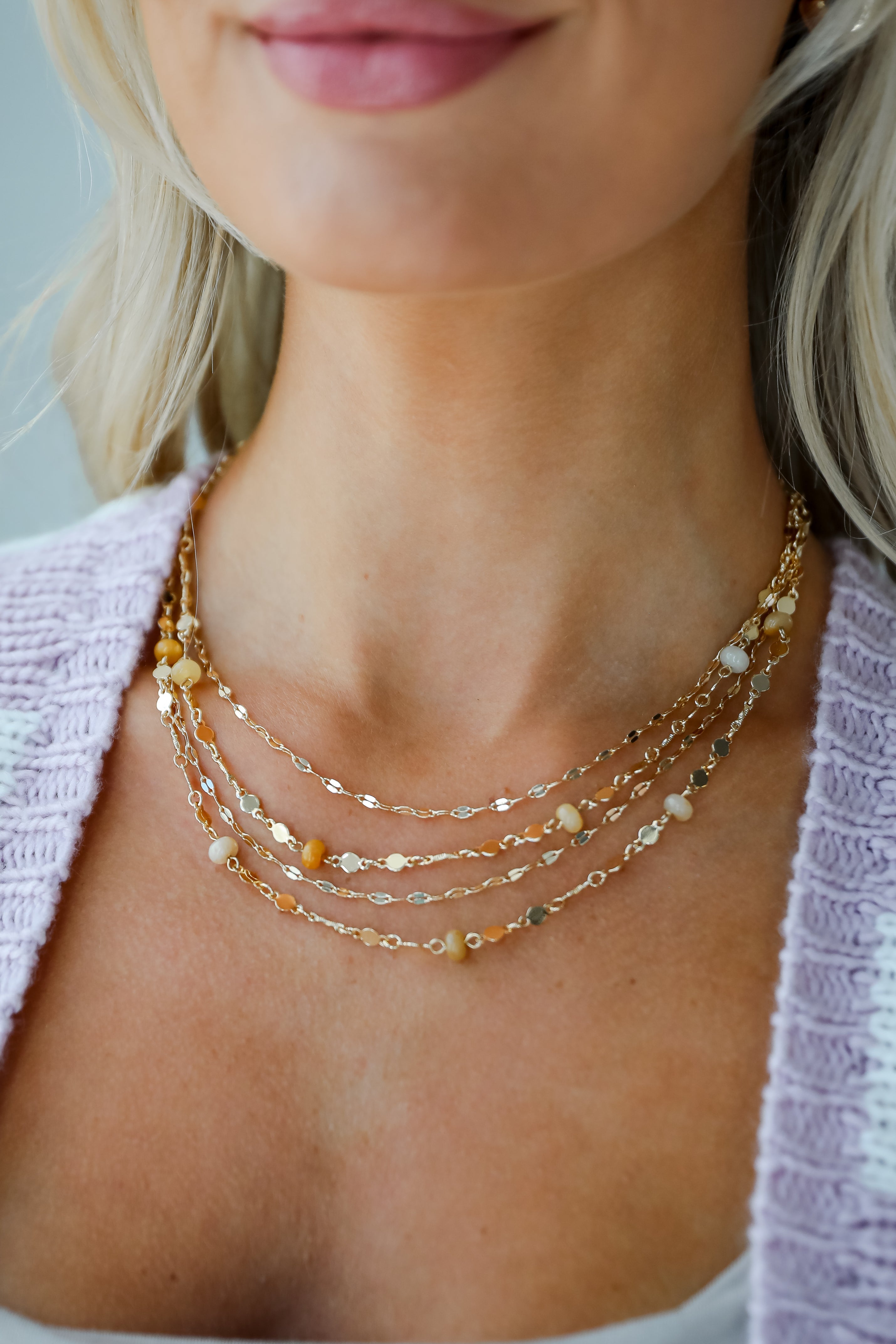 FINAL SALE - Caroline Natural Layered Necklace