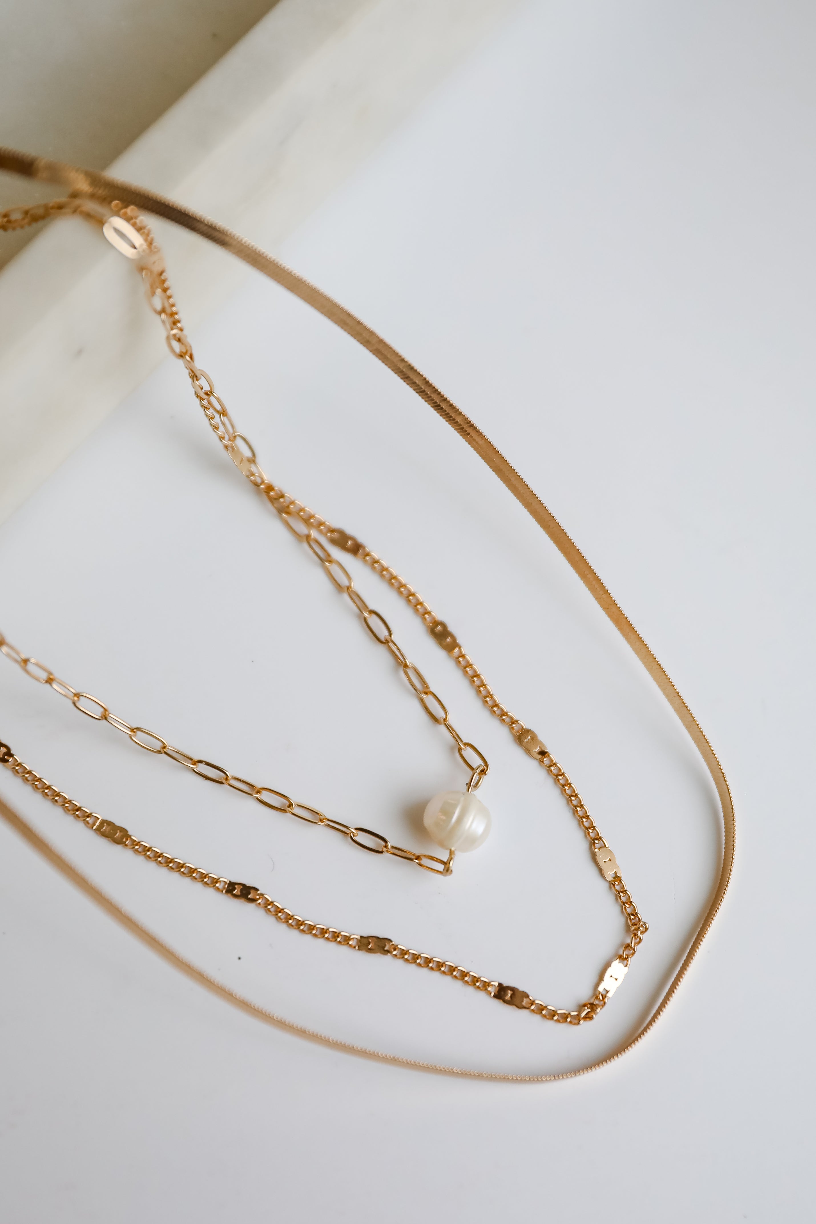 FINAL SALE - Naomi Gold Layered Chain Necklace