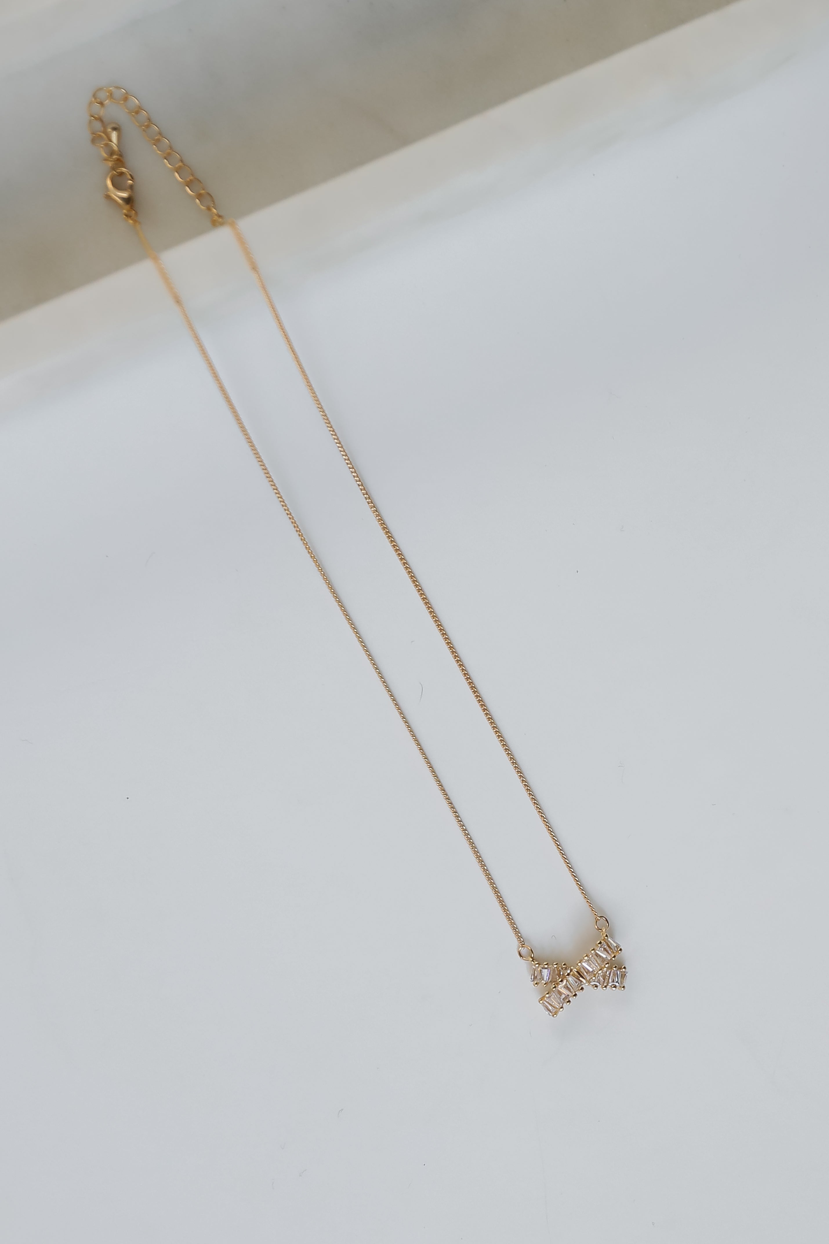 FINAL SALE - Dana Gold Gemstone Bar Necklace