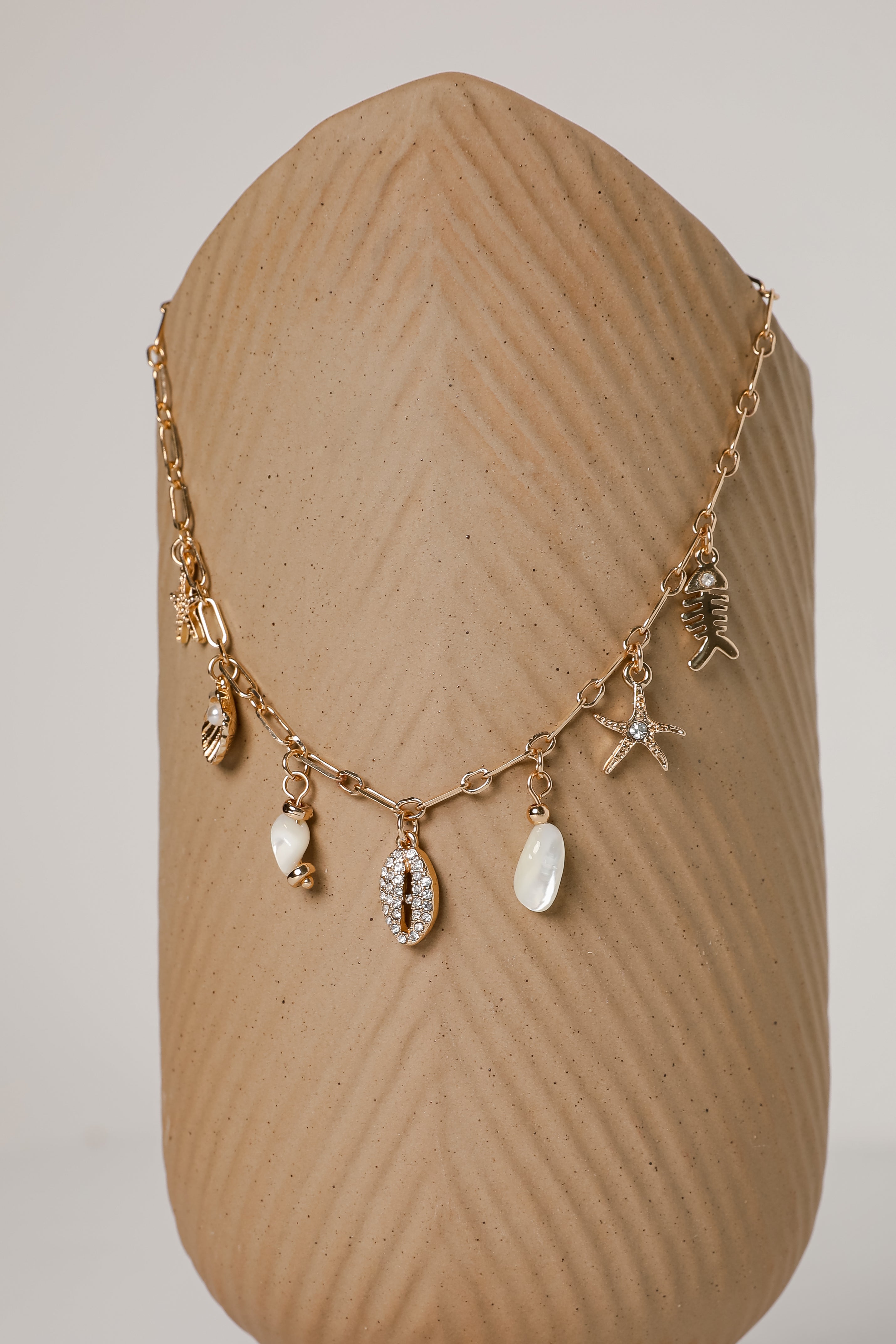 Penelope Gold Charm Necklace