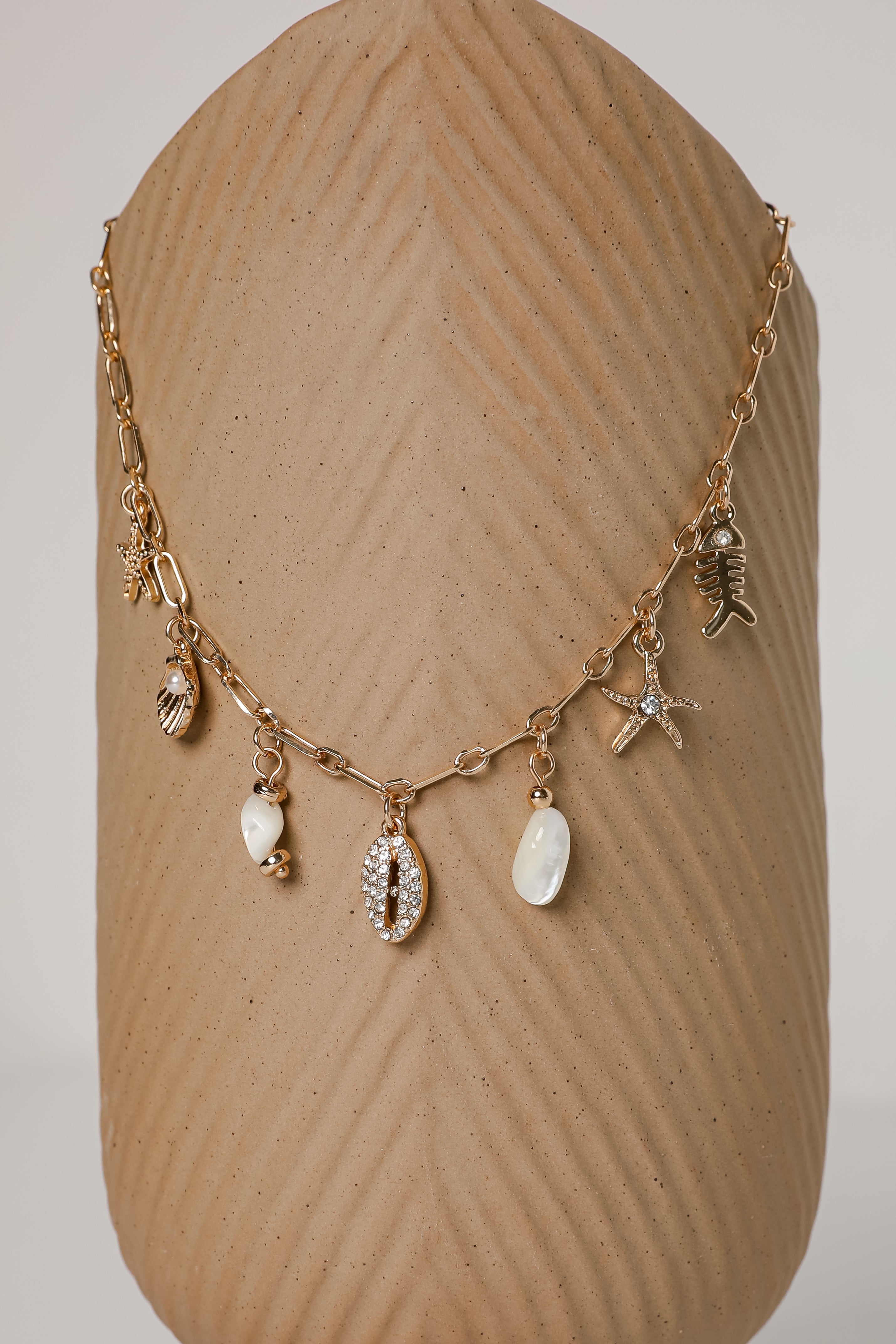 Penelope Gold Charm Necklace