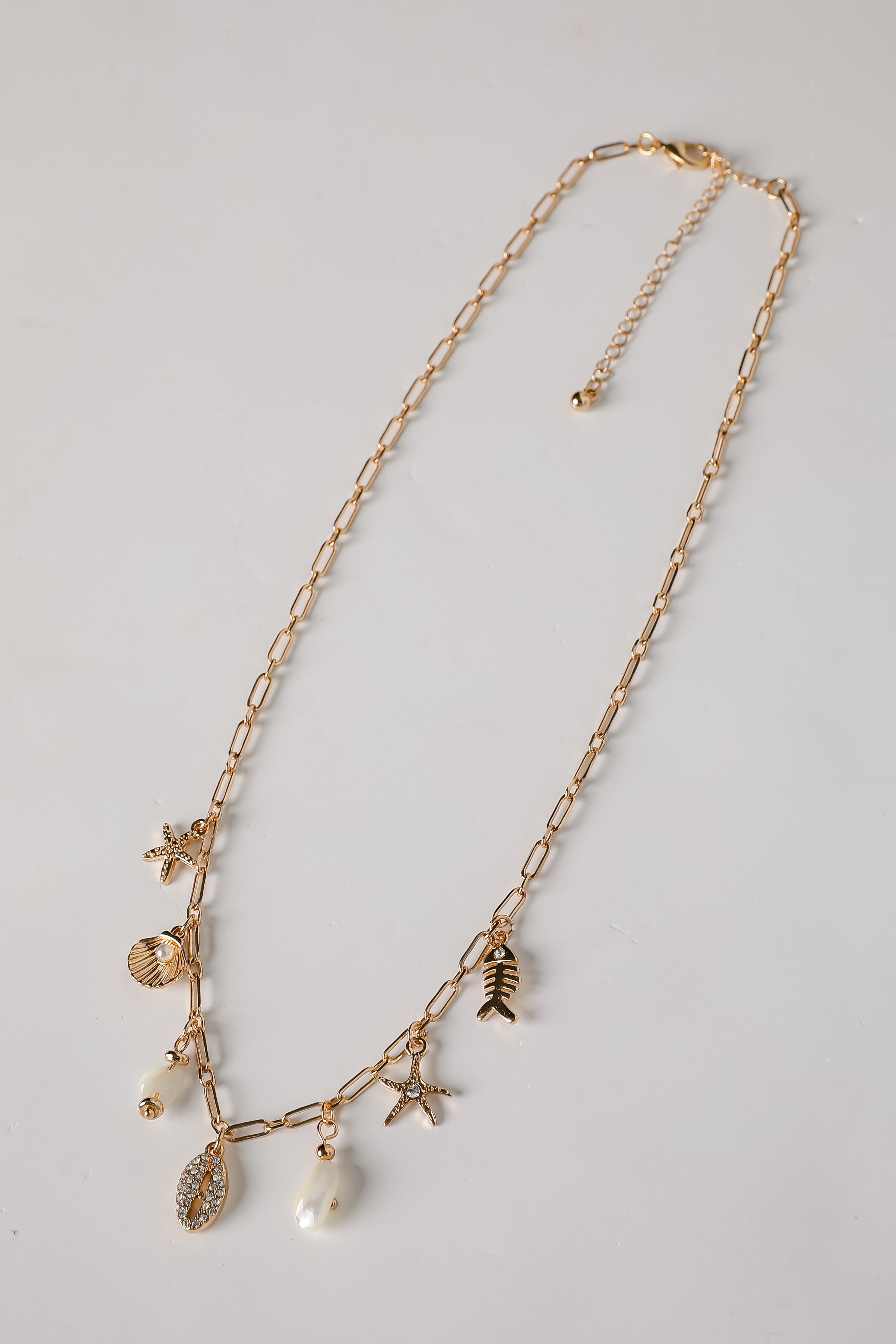 Penelope Gold Charm Necklace