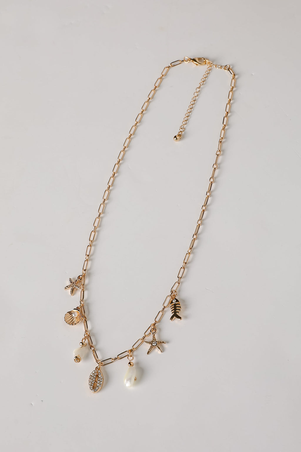 Penelope Gold Charm Necklace