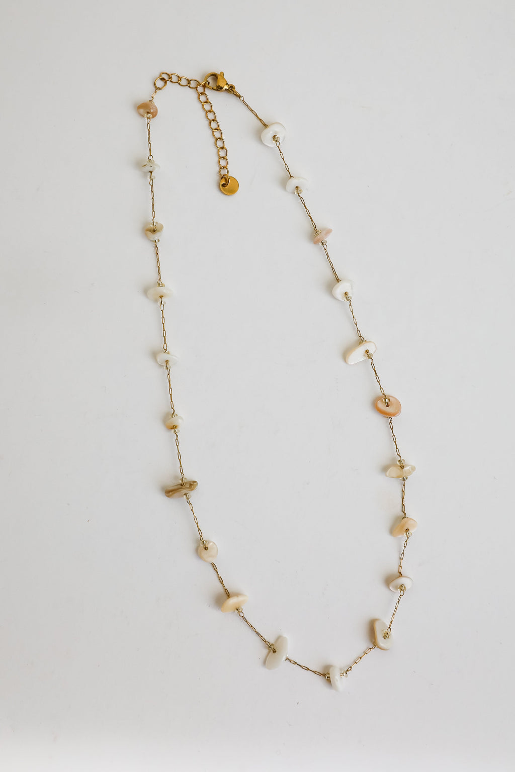 Olivia Gold Seashell Charm Necklace