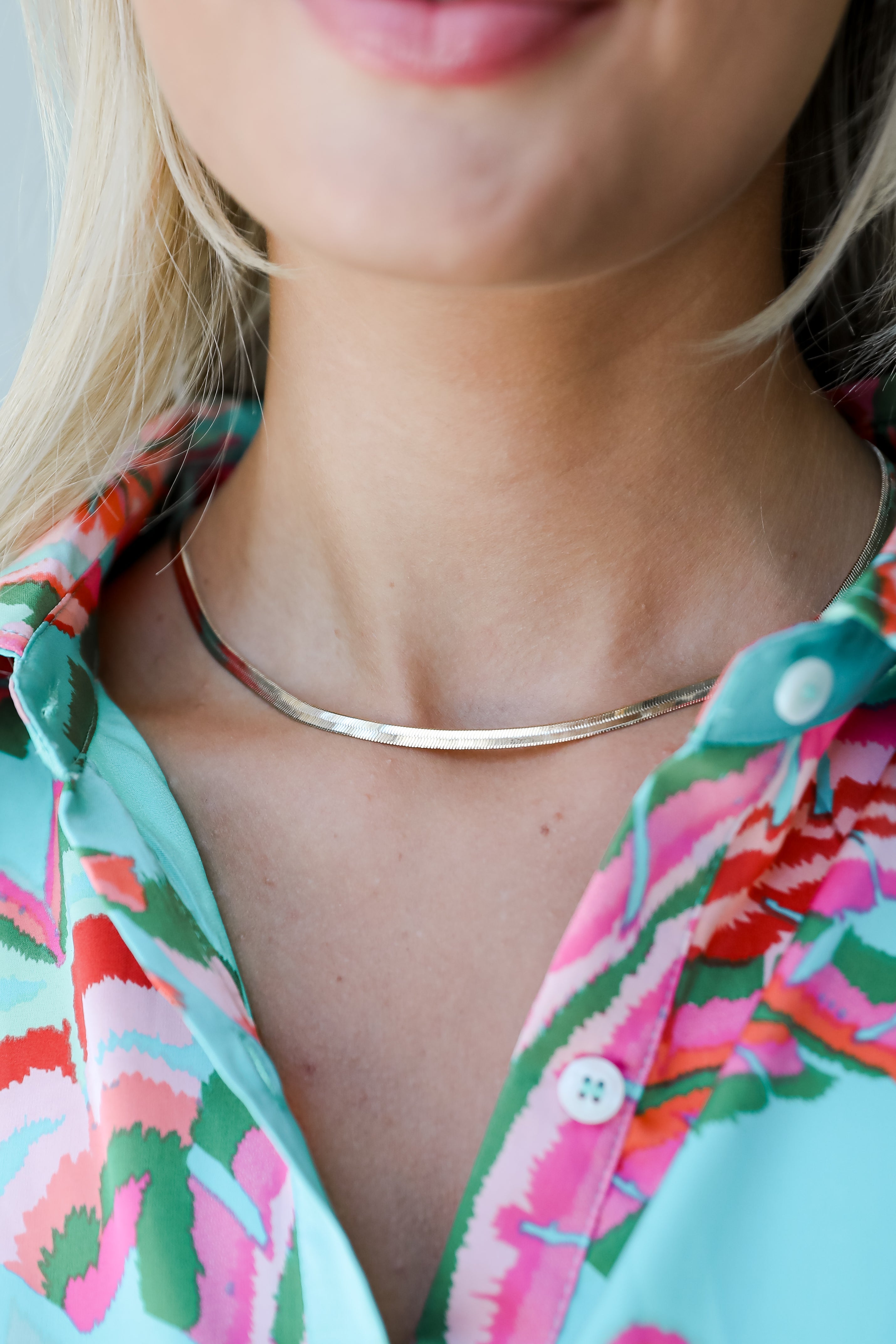 FINAL SALE - Monica Gold Snake Chain Necklace