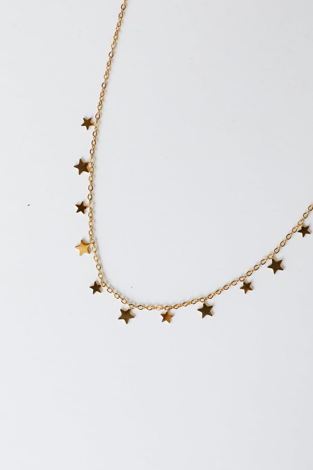 Elise Gold Star Charm Necklace