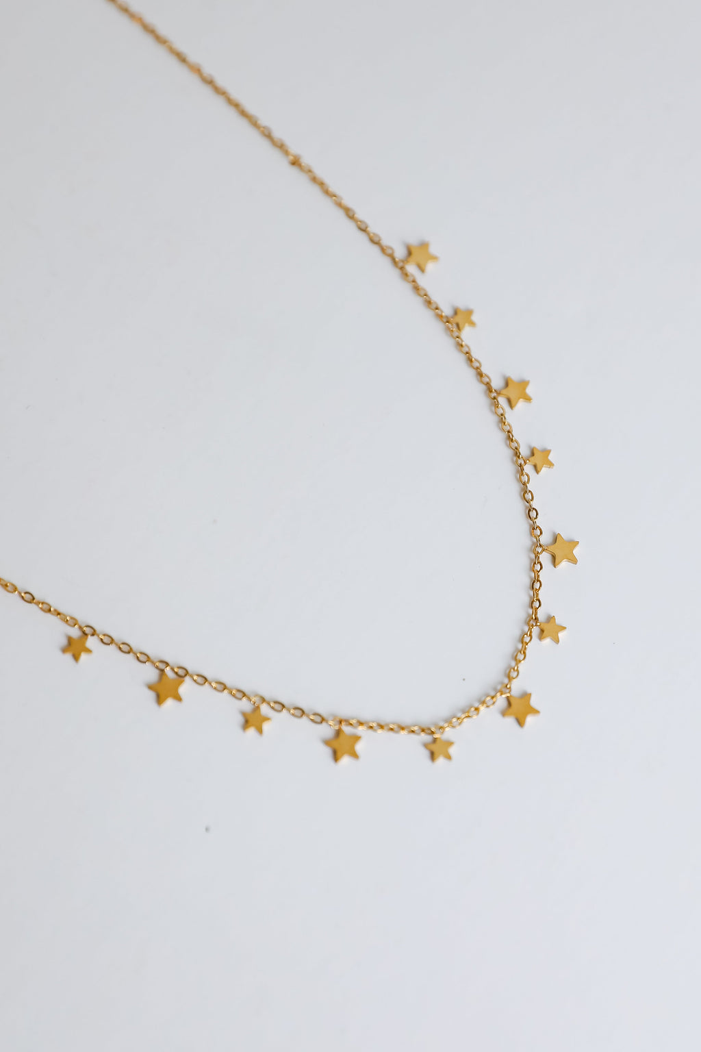 Elise Gold Star Charm Necklace