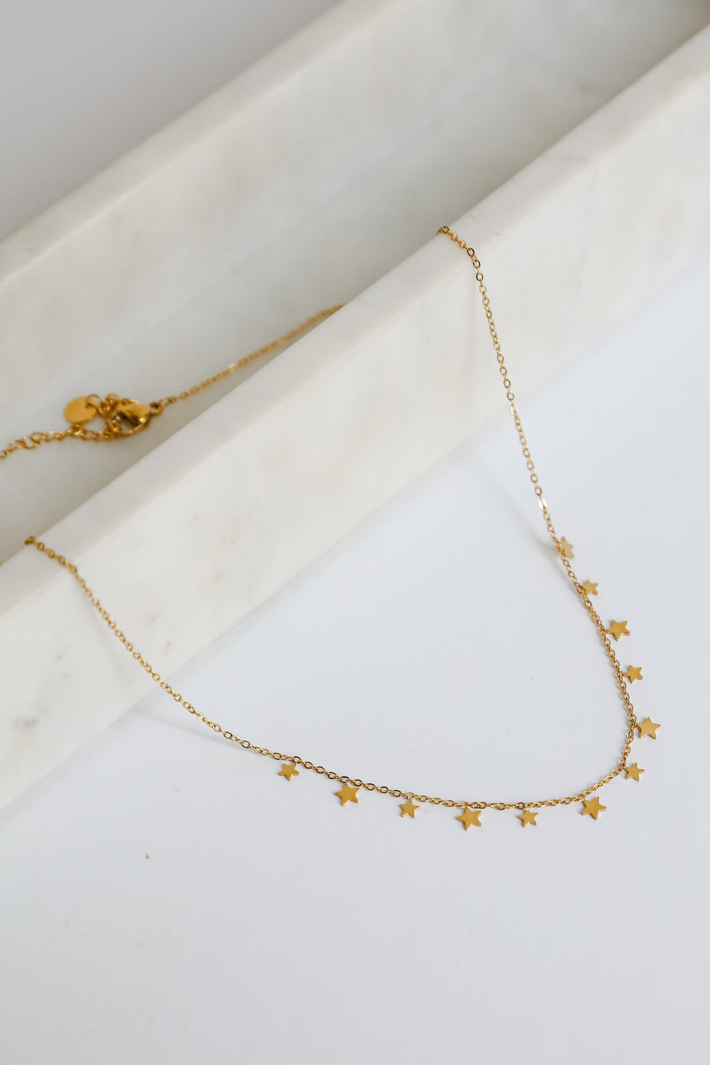Elise Gold Star Charm Necklace
