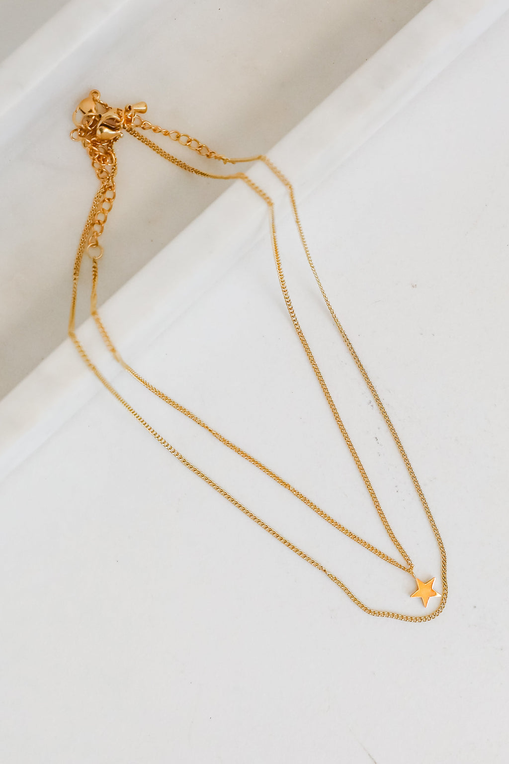 FINAL SALE - Alice Star Charm Layered Necklace