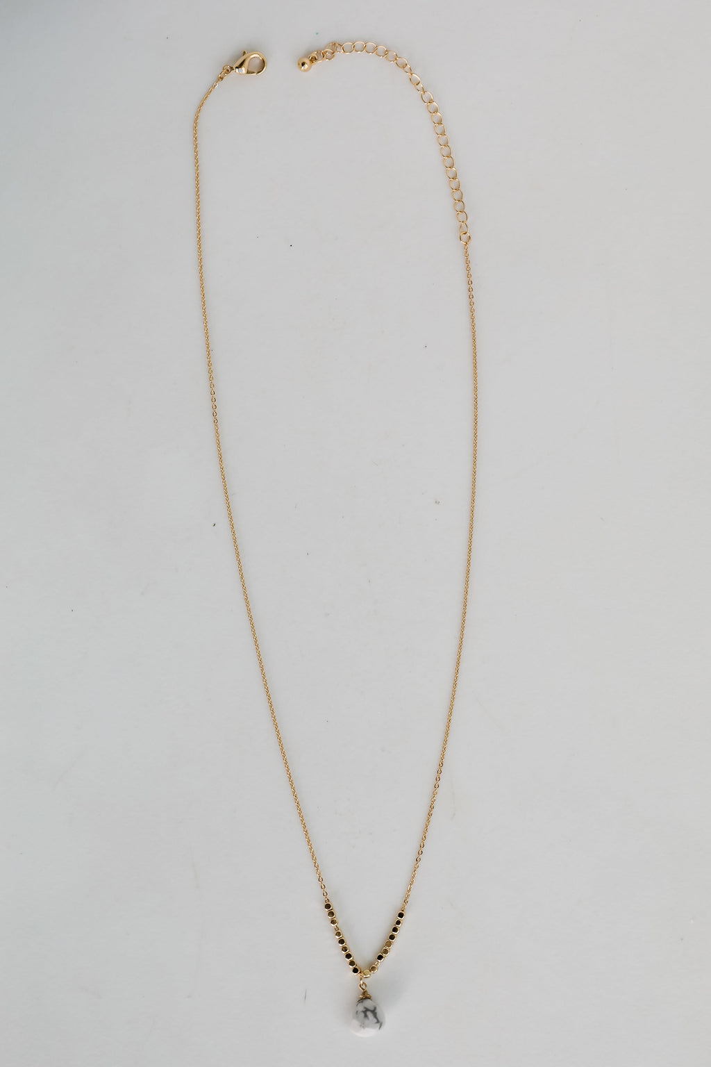 FINAL SALE - Kylie Gold Gemstone Charm Necklace