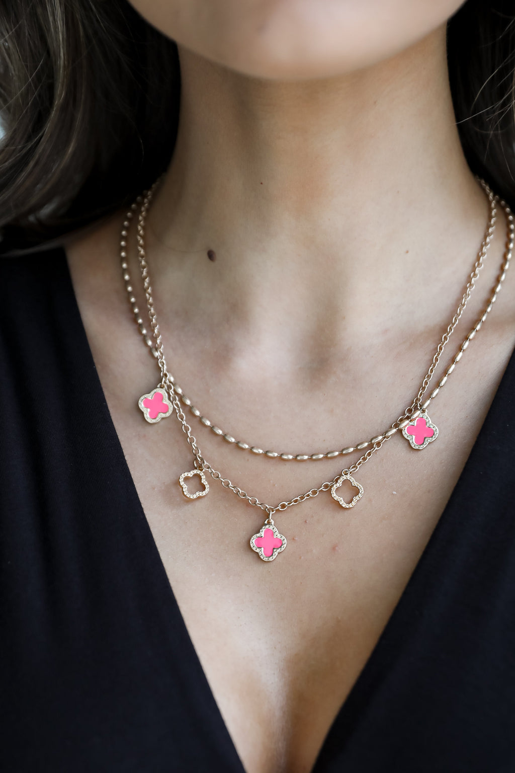 FINAL SALE - Hayden Gold Layered Chain Necklace