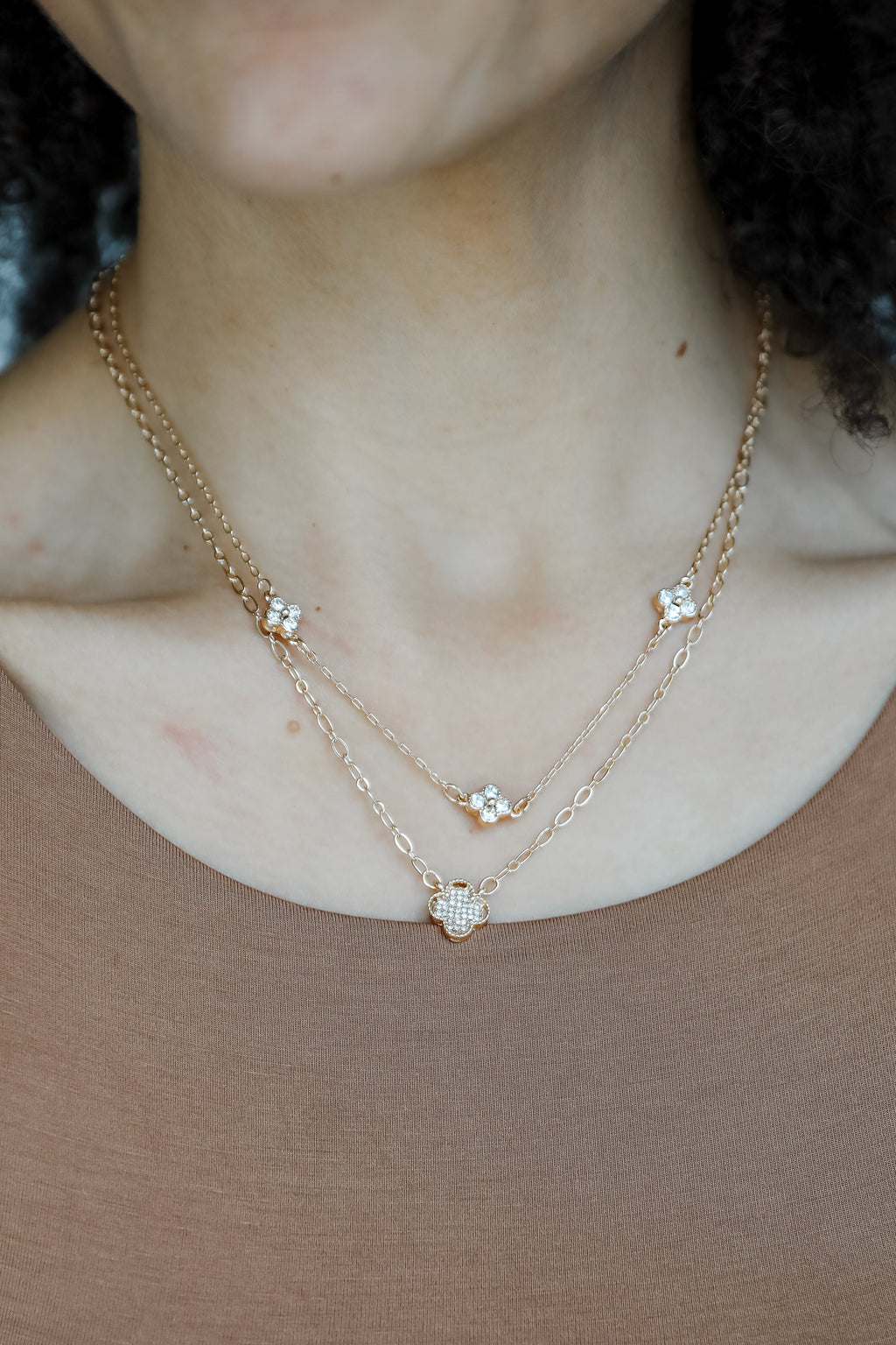 FINAL SALE - Paige Layered Chain Necklace