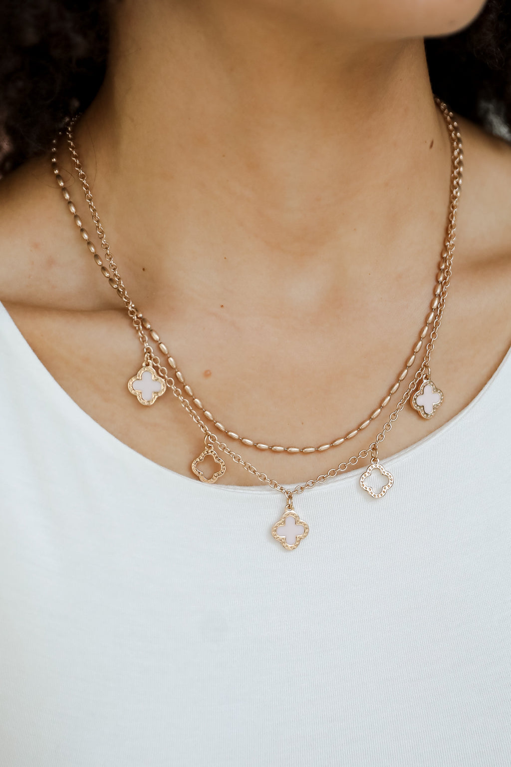 FINAL SALE - Hayden Gold Layered Chain Necklace