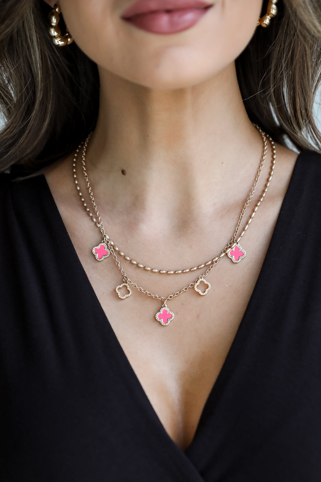 FINAL SALE - Hayden Gold Layered Chain Necklace