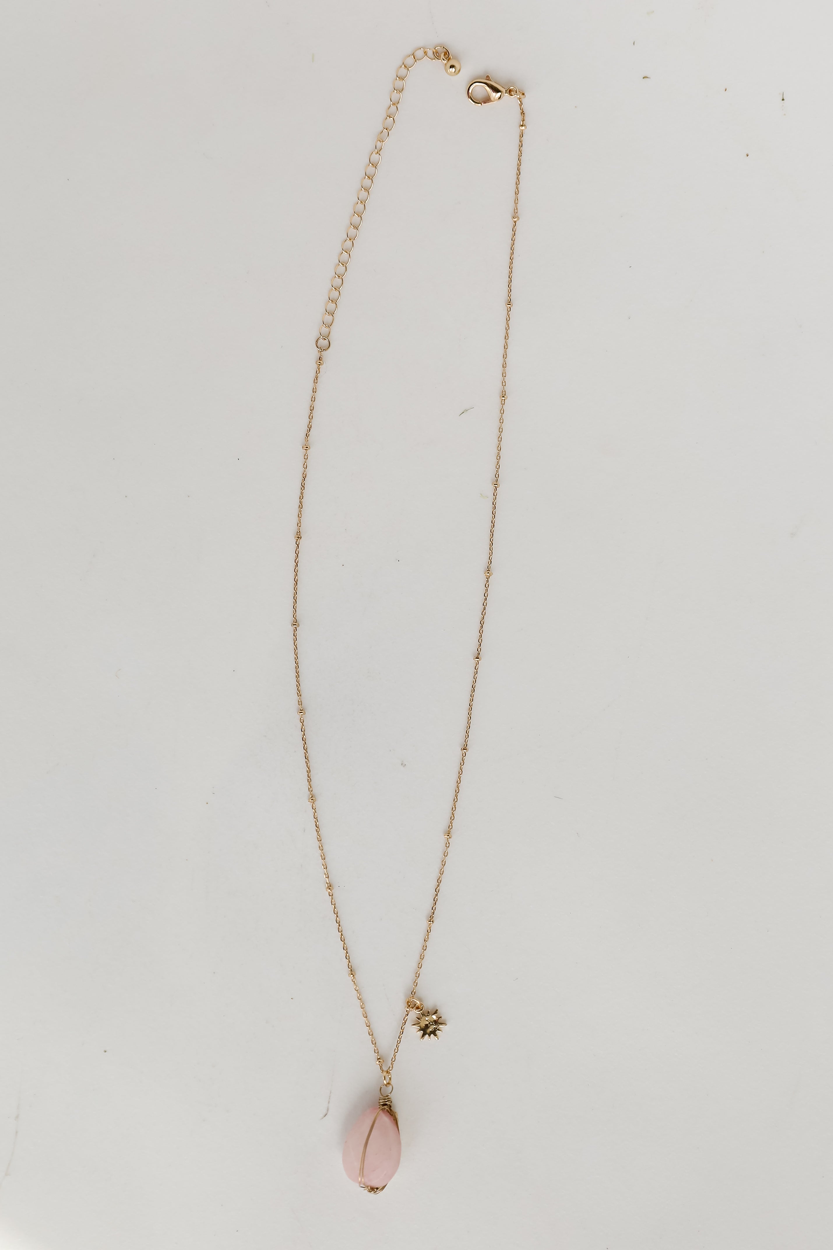 FINAL SALE - Adriana Gold Gemstone Charm Necklace