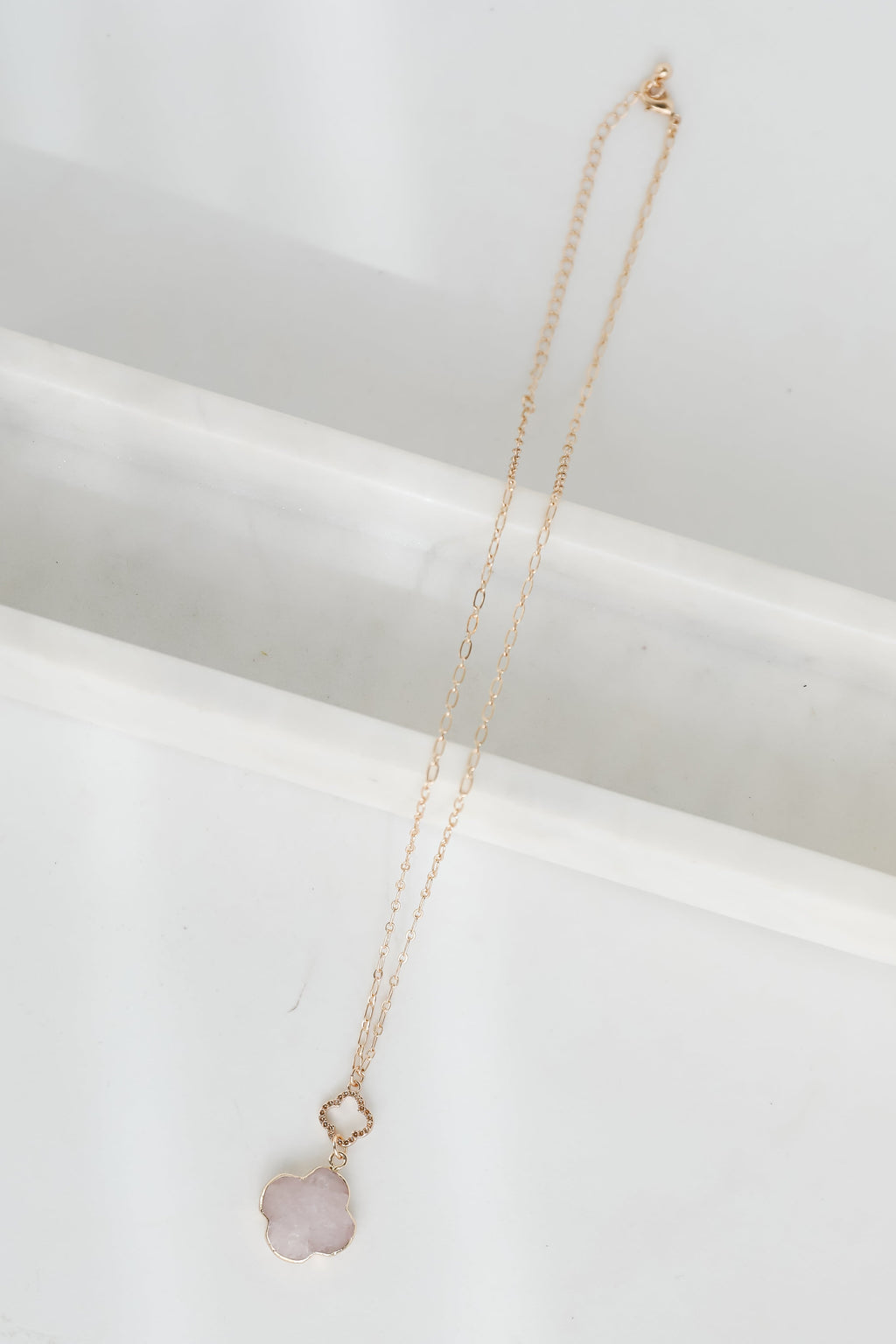 FINAL SALE - Sarah Gemstone Charm Necklace