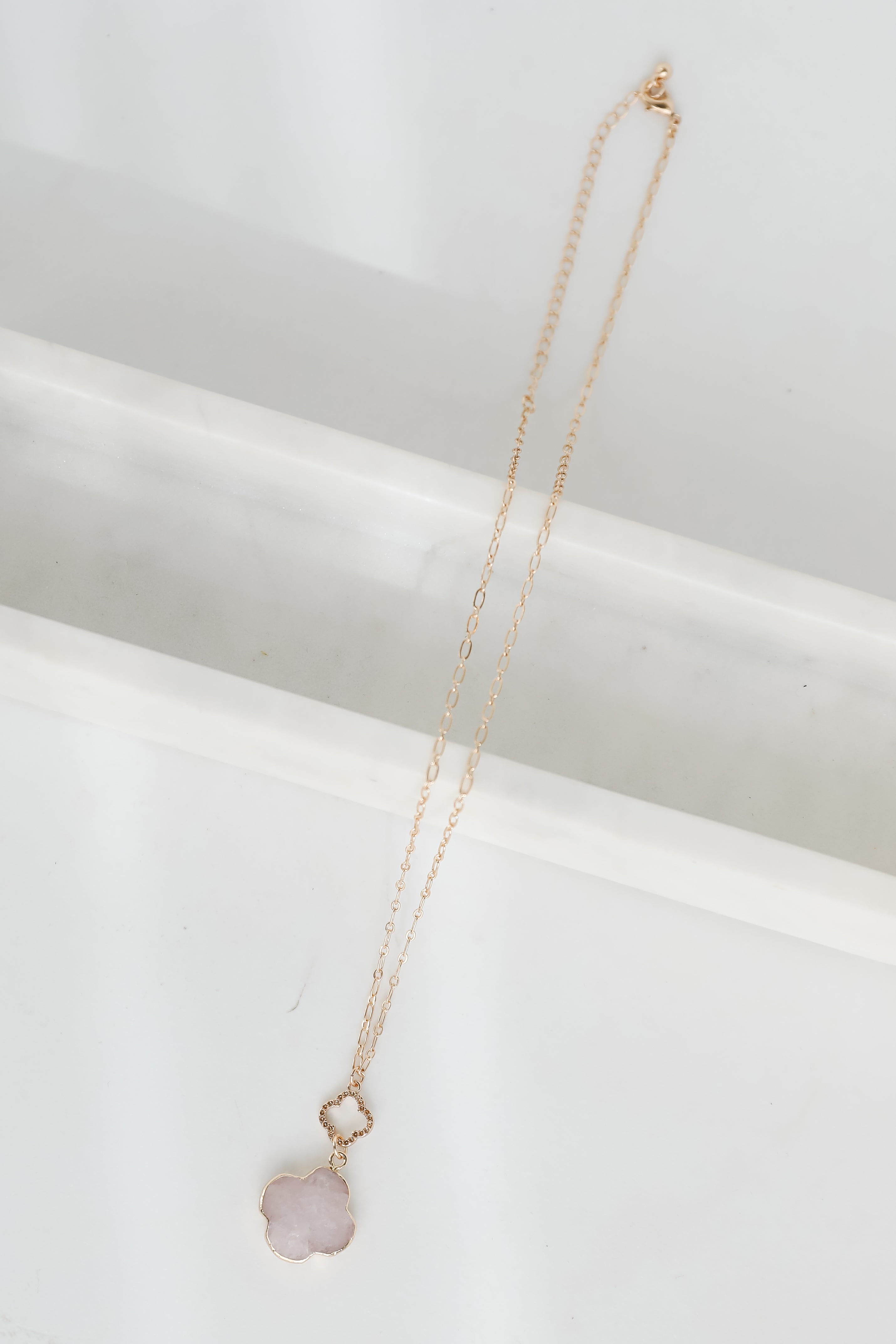 FINAL SALE - Sarah Gemstone Charm Necklace