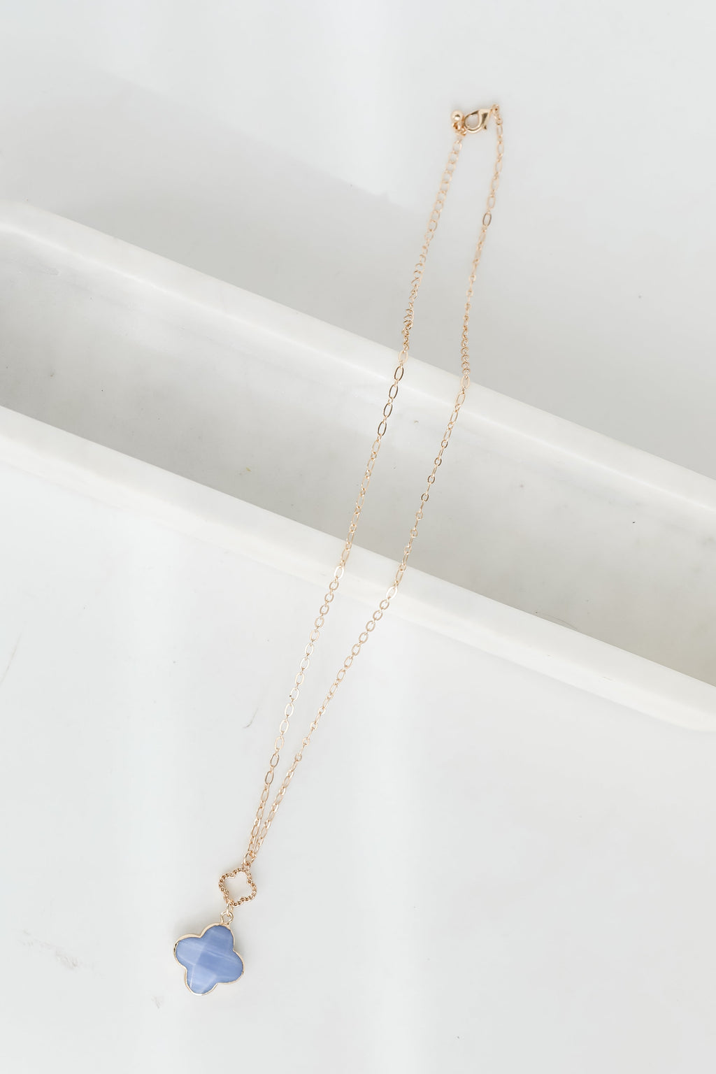 FINAL SALE - Sarah Gemstone Charm Necklace