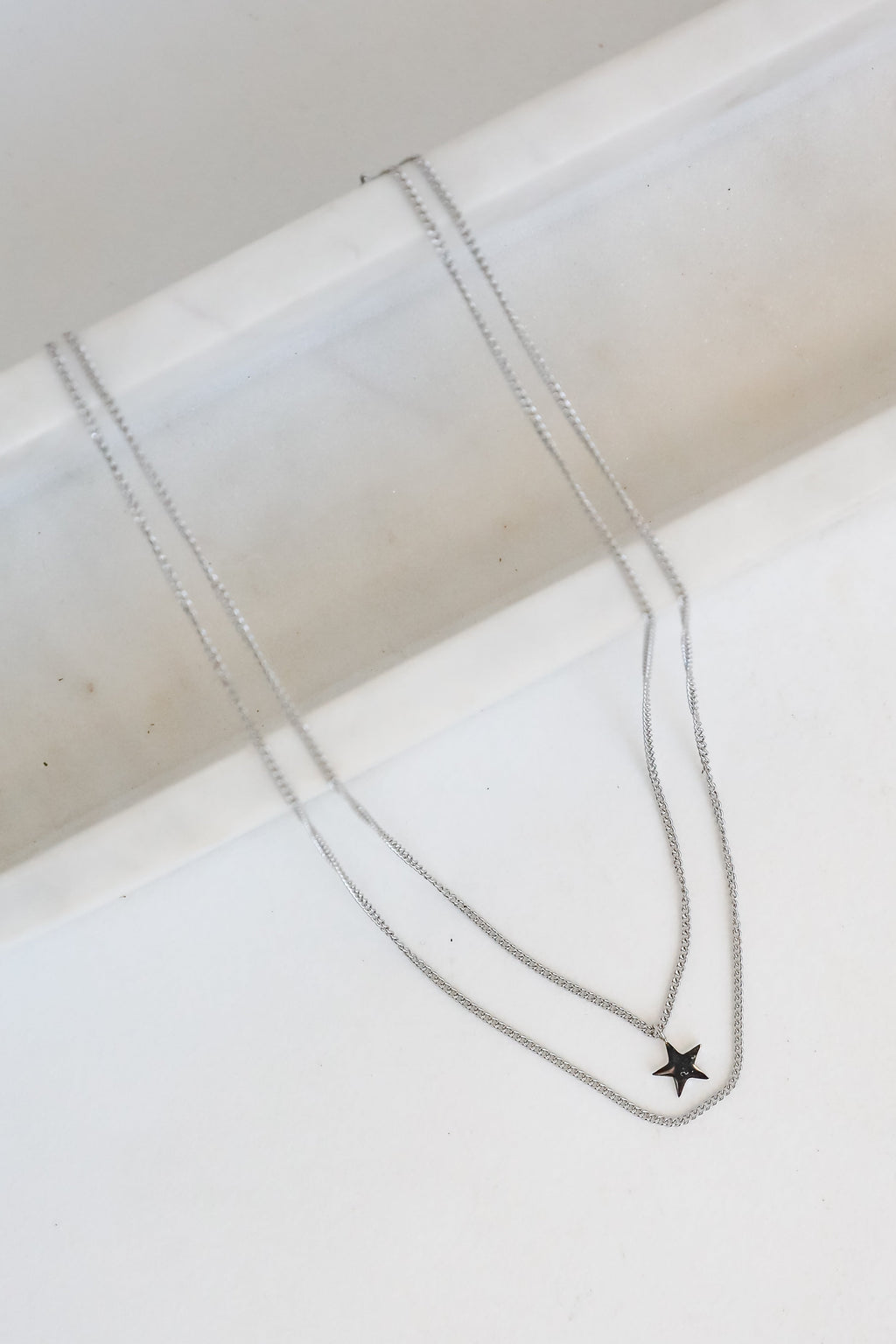 FINAL SALE - Alice Star Charm Layered Necklace