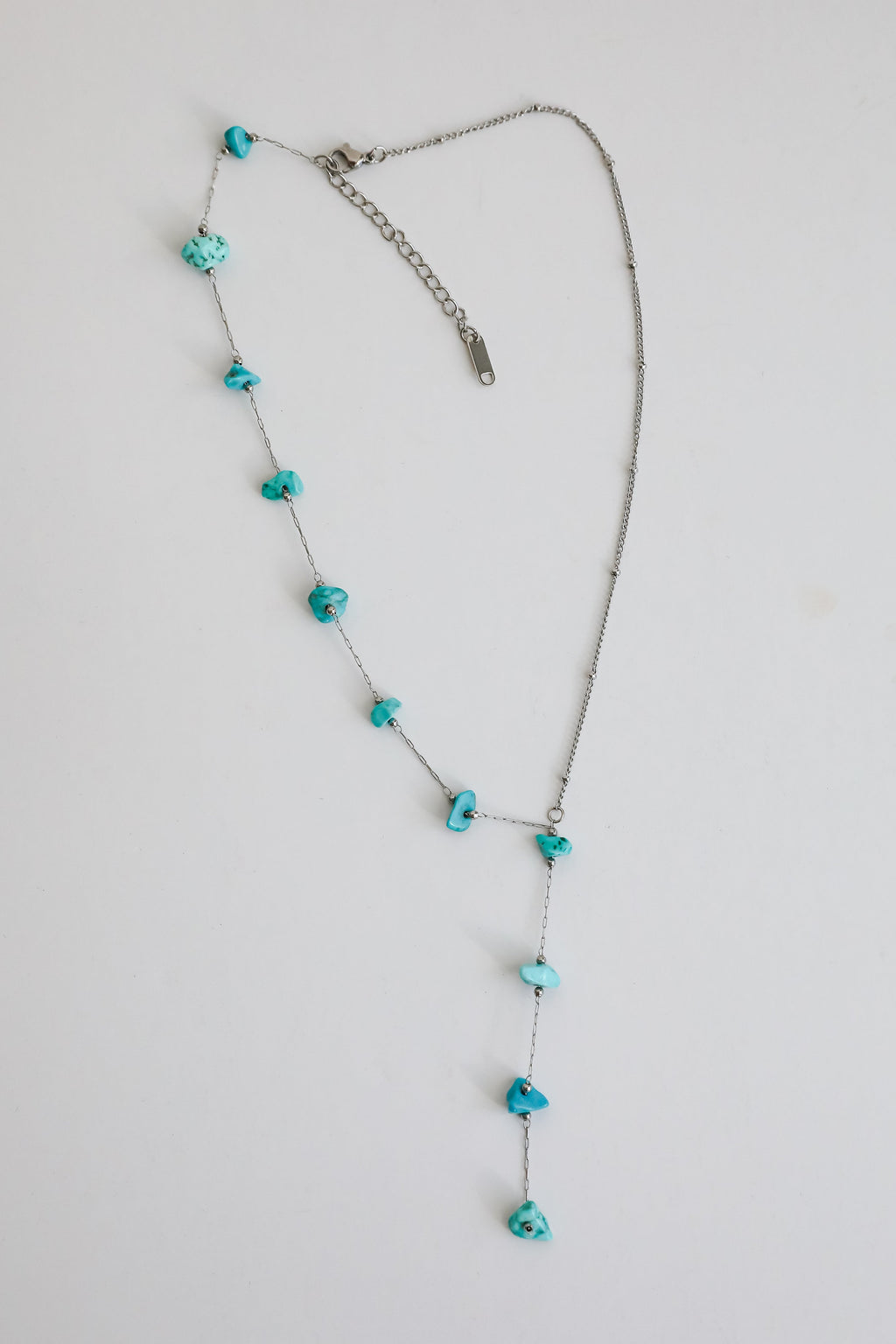 FINAL SALE - Allison Silver Stone Charm Necklace